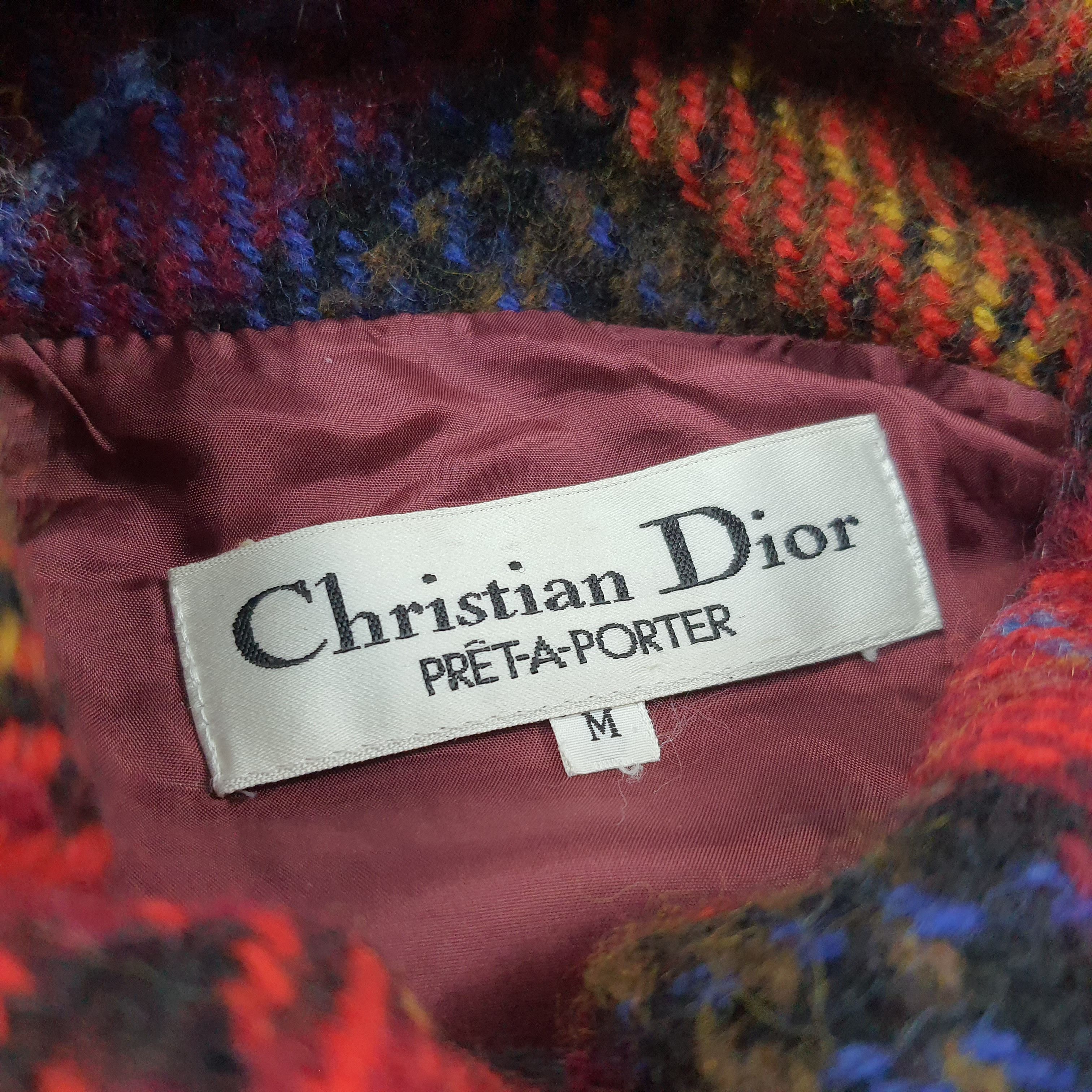 Christian Dior Monsieur × Vintage Vintage Christian Dior Flannel Designer Jacket C232N6 Size US L / EU 52-54 / 3 - 4 Thumbnail