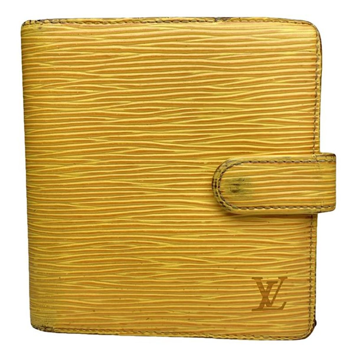 Louis Vuitton Yellow Leather Purse Size ONE SIZE - 1 Thumbnail