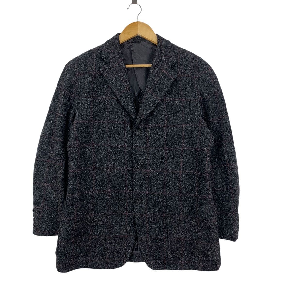 Harris Tweed Vintage HARRIS TWEED Hand Woven Pure Wool Blazer Plaids Size M / US 6-8 / IT 42-44 - 5 Thumbnail