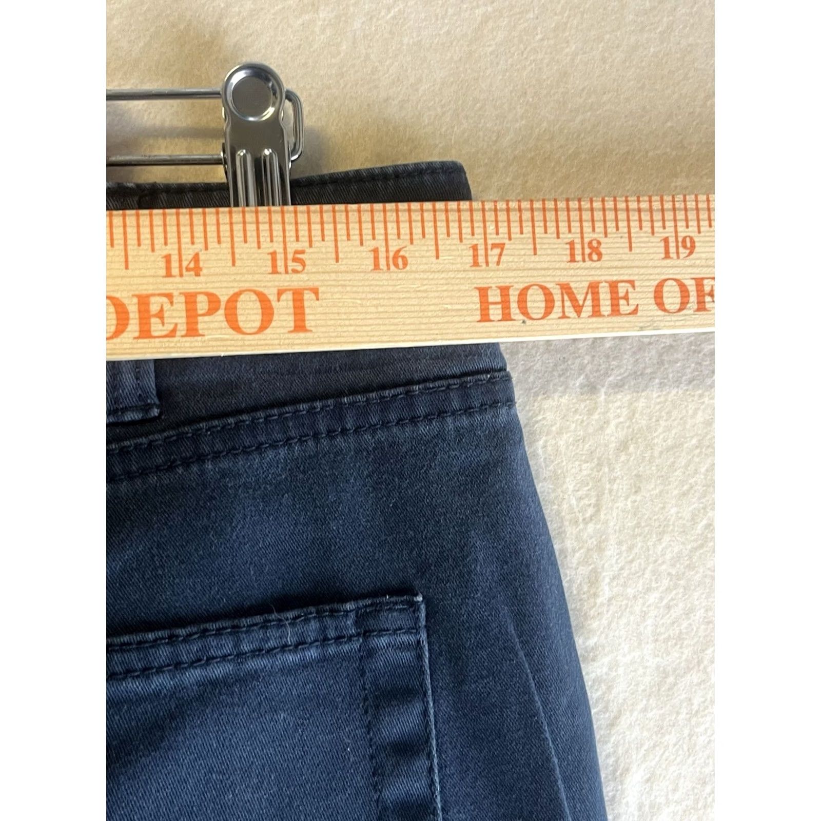 Vintage Iron Co. Chino Pants Mens Size 34x30 Midnight Blue Stretch Size US 34 / EU 50 - 3 Thumbnail