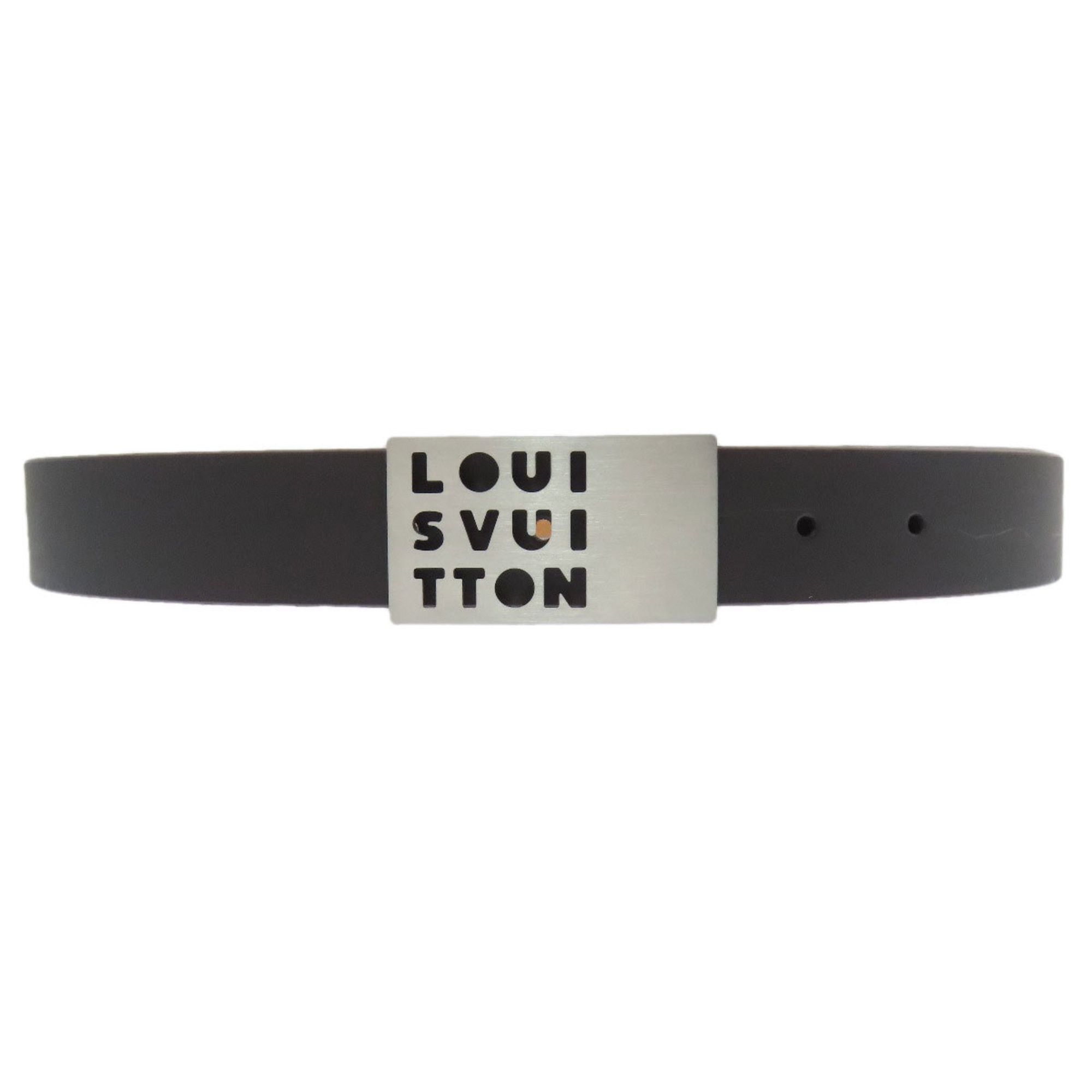 Louis Vuitton Santur Spike Belt, Women\'s Leather, Brown, M9743 Amazon.com: Louis Vuitton Damier Ebene LV Initiales 25 mm  main image 4