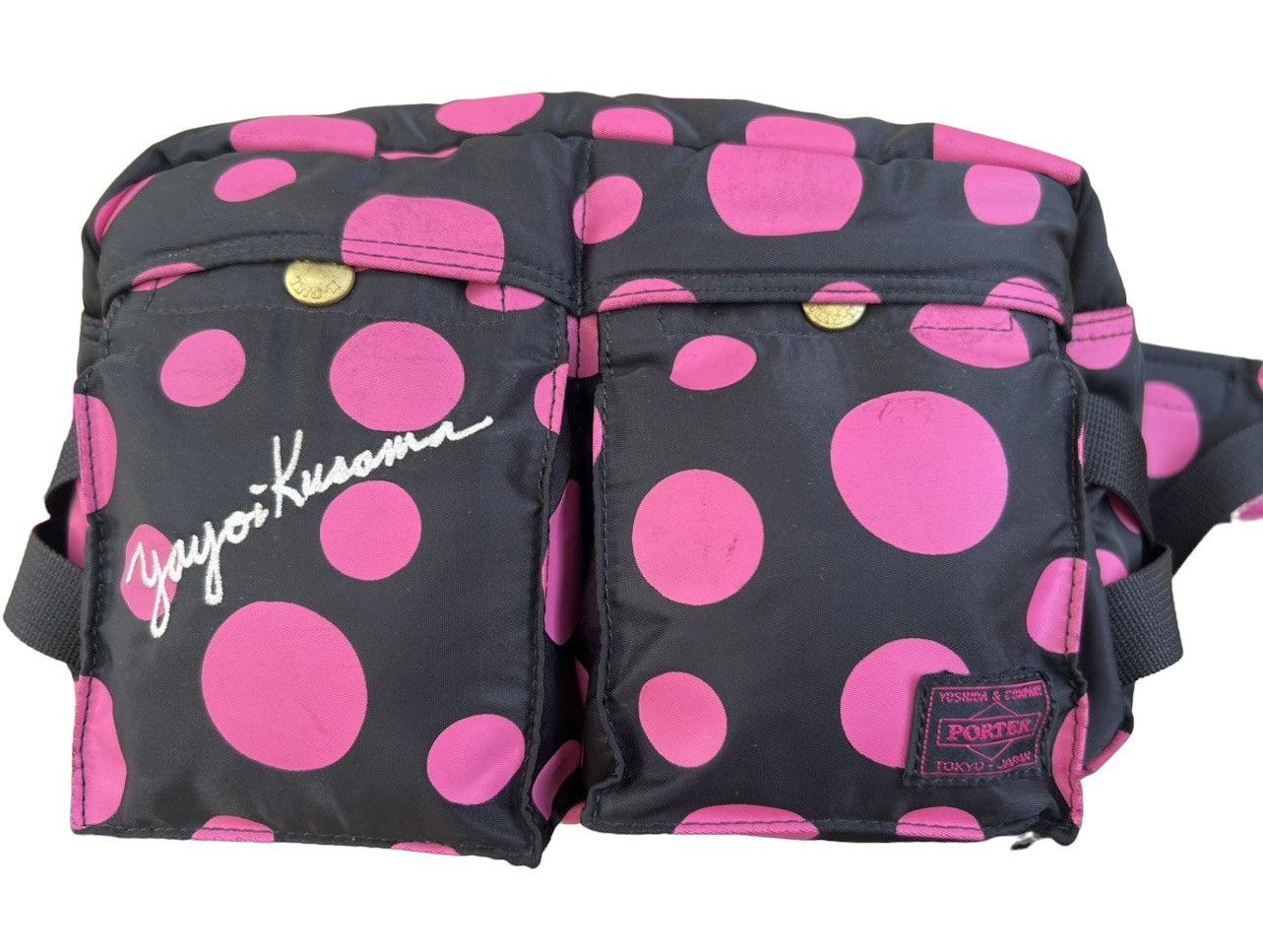 Porter Porter X Yayoi Kusama X X-Girl X Xlarge Polka Dot Tanker Bag Size ONE SIZE - 7 Thumbnail