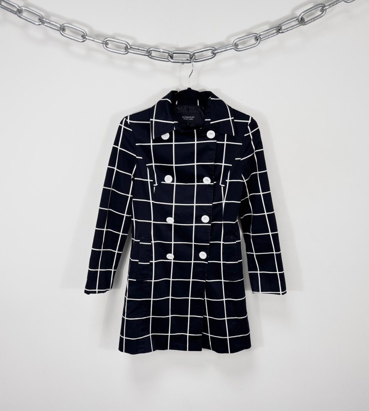 Burberry Black Label Women’s Double Breasted Trench Coat