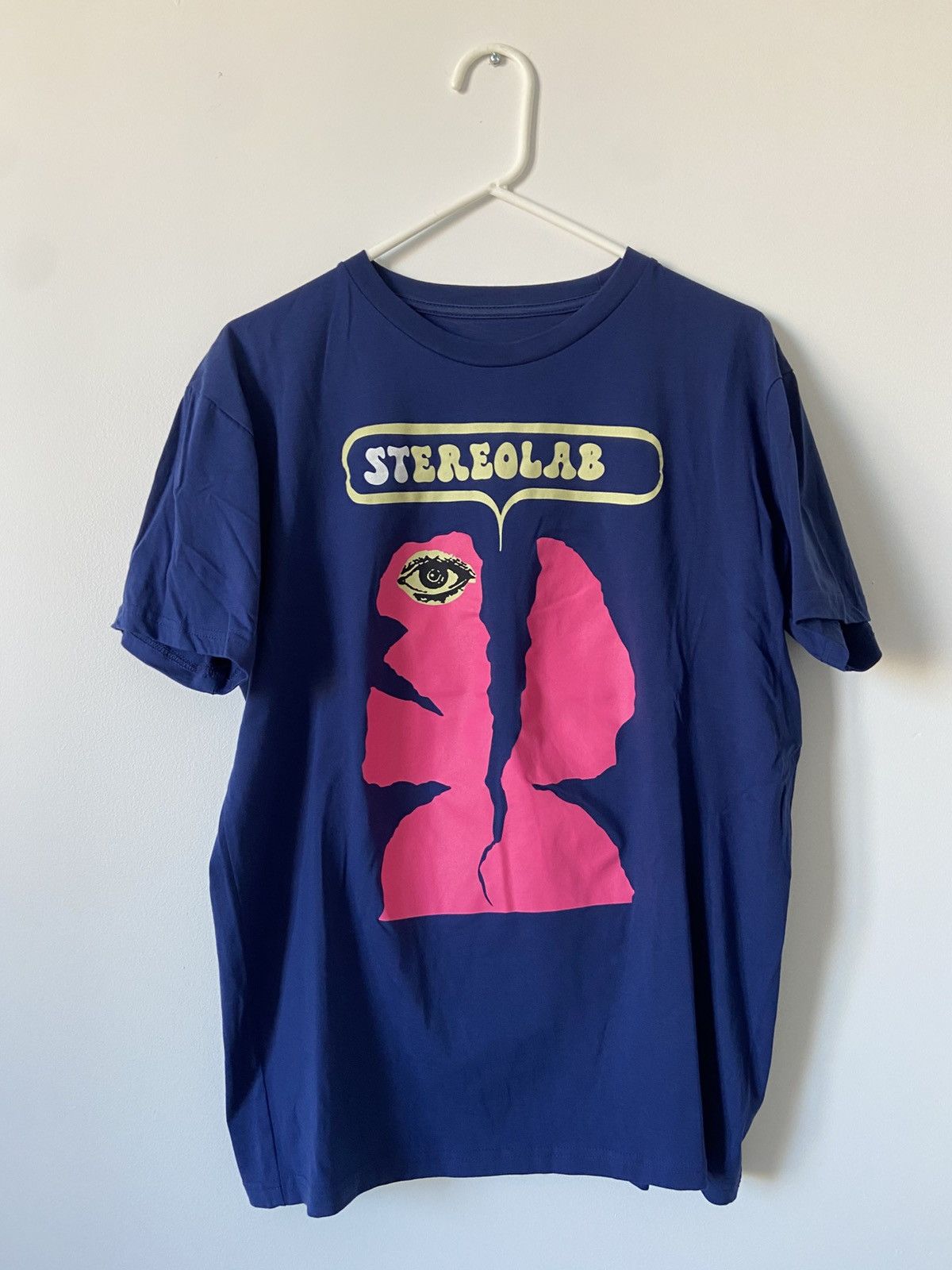 Other Stereolab Concert Merch Navy T Shirt 2025 Size US M / EU 48-50 / 2 - 1 Thumbnail