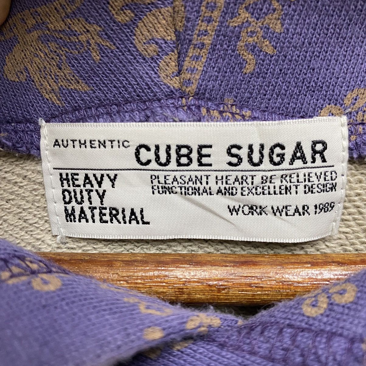 Japanese Brand Cube Sugar Patchwork Hoodie Cropped Boxy Fit Saiz M Size US M / EU 48-50 / 2 - 9 Thumbnail