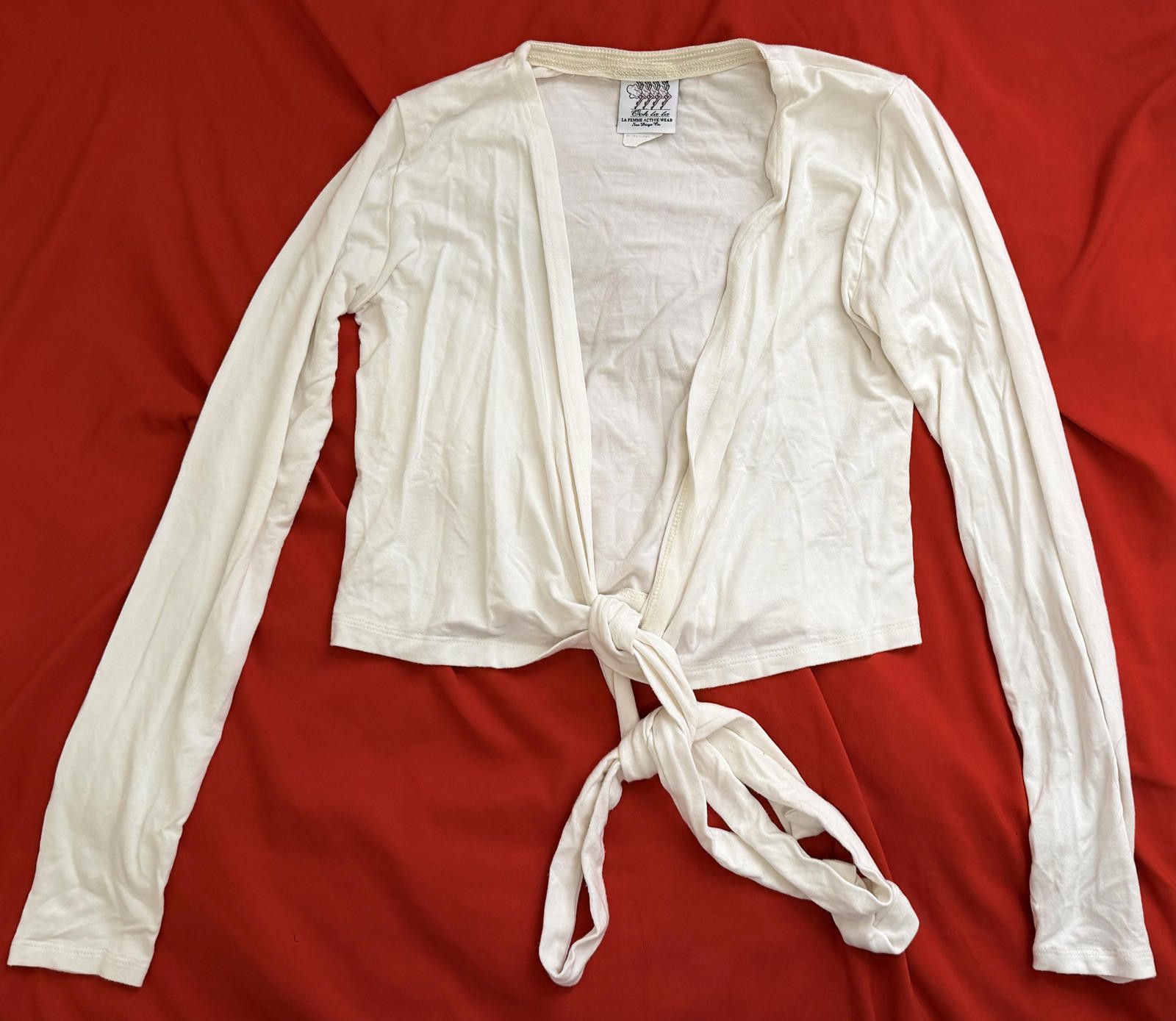 Other LA FEMME Active Wear Wrap in White (SMALL) Size S / US 4 / IT 40 - 3 Thumbnail