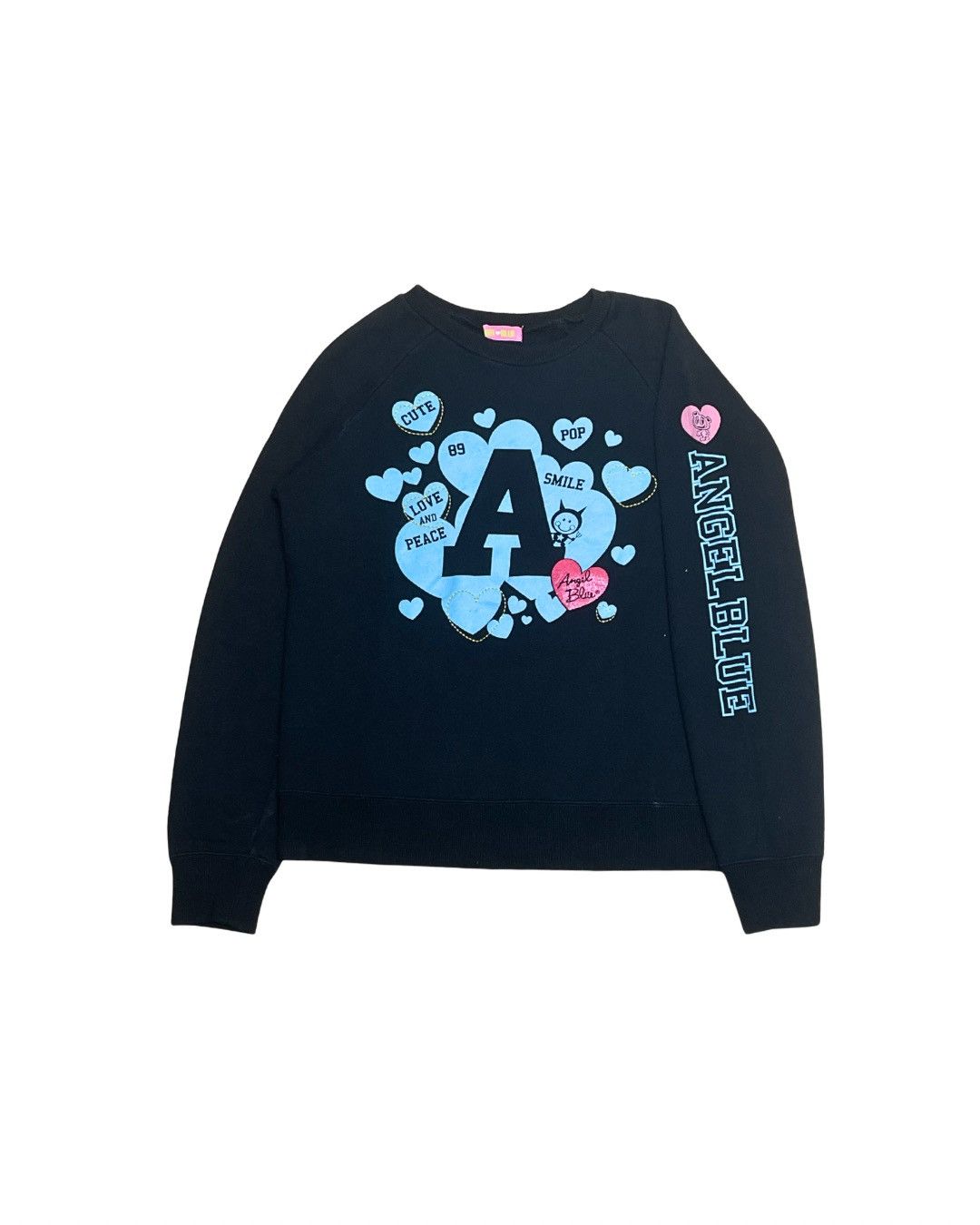 Angel Blue Rare Angel Blue "A" Heart Logo Sweatshirt Size S / US 4 / IT 40 - 3 Thumbnail