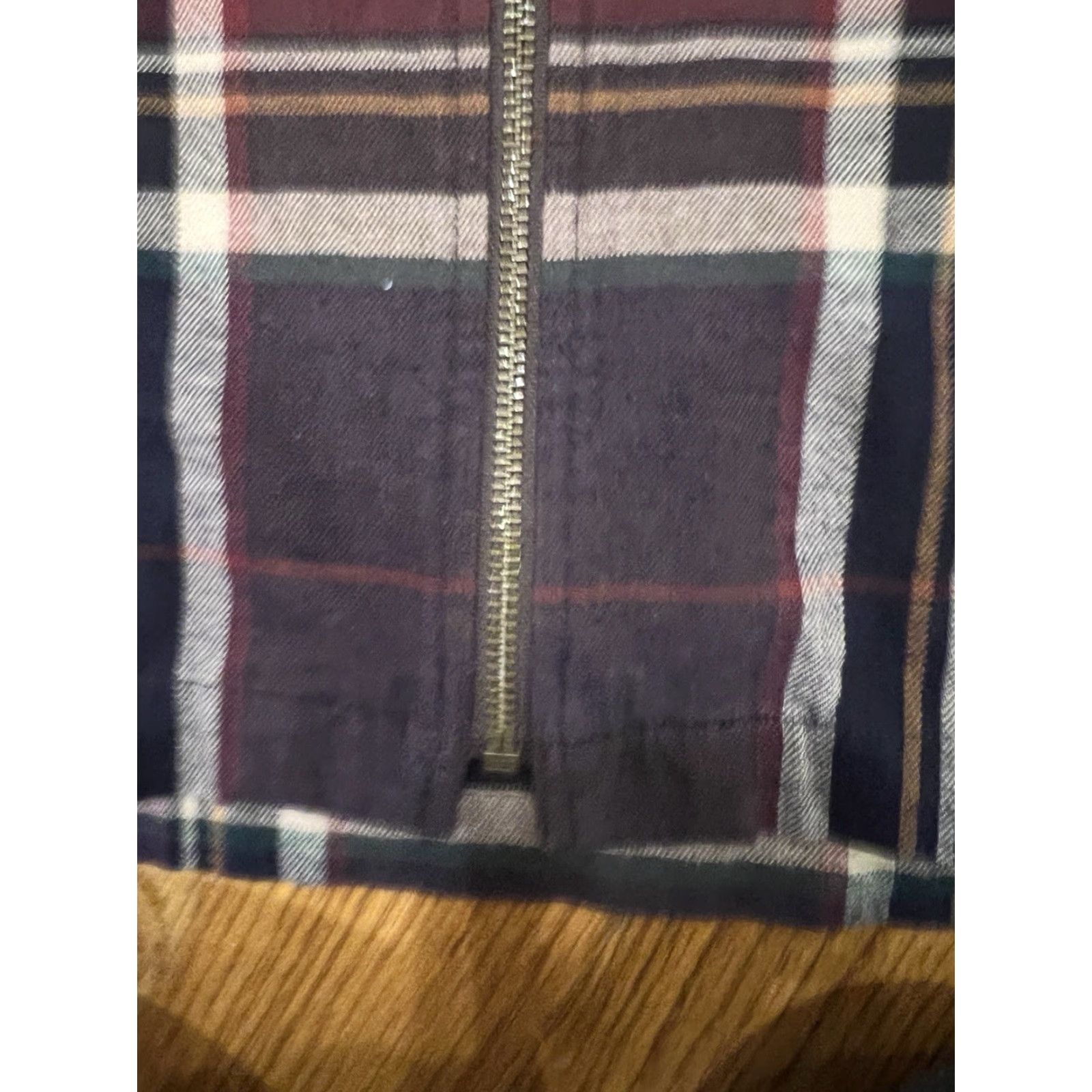 Ralph Lauren Lauren Ralph Lauren Womens Plaid Chore Jacket Shirt Sz M Shacket Western Preppy Brown Size M / US 6-8 / IT 42-44 - 5 Thumbnail