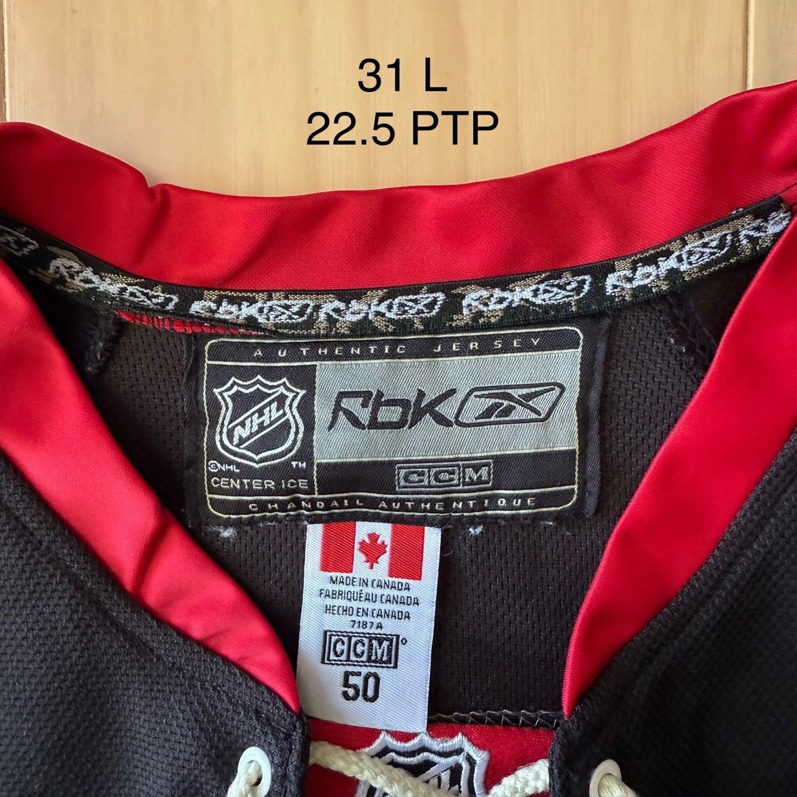 NHL × Reebok Chicago Blackhawks Patrick Kane Jersey 50 Black Multicolor Size US XL / EU 56 / 4 - 7 Thumbnail