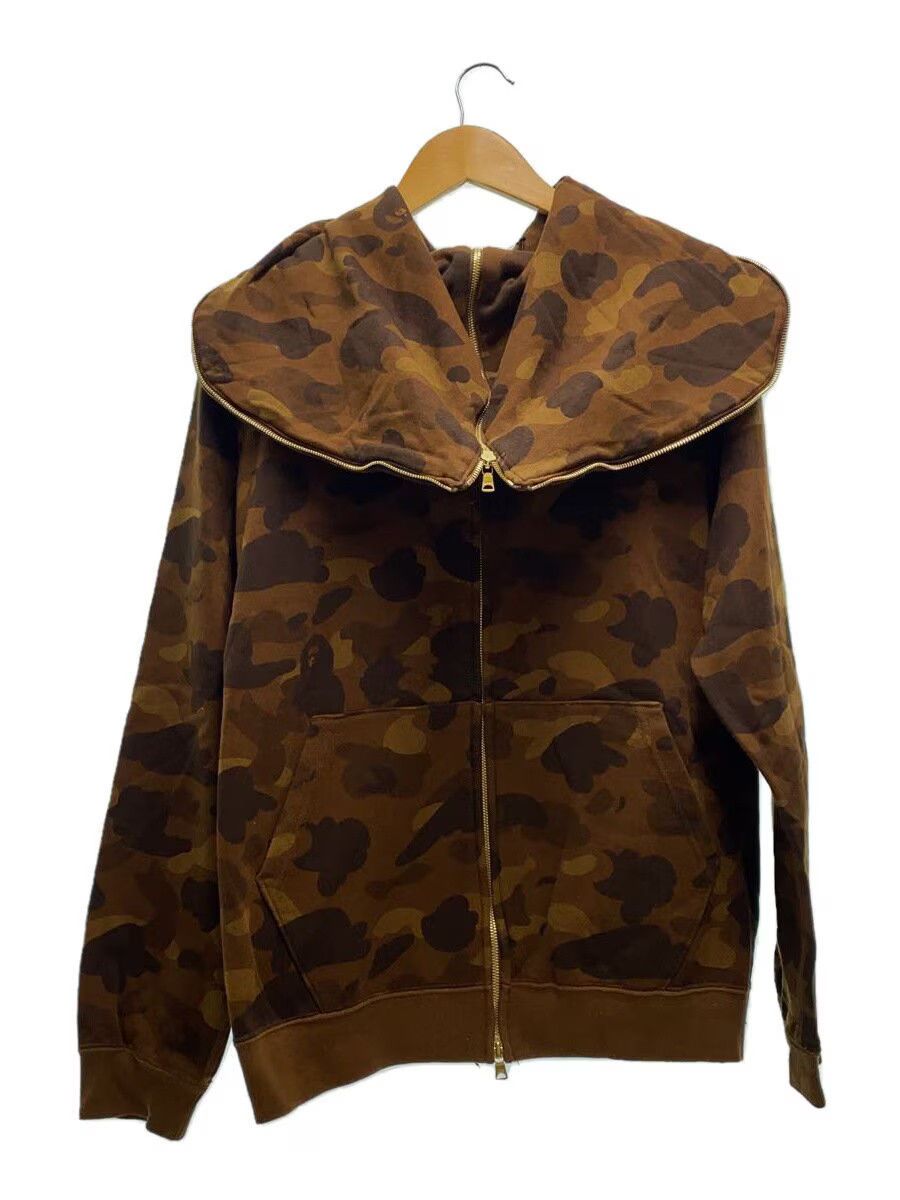 Bape A Bathing Ape Camouflage Cotton Zip Parka Brown Size US M / EU 48-50 / 2 - 1 Thumbnail