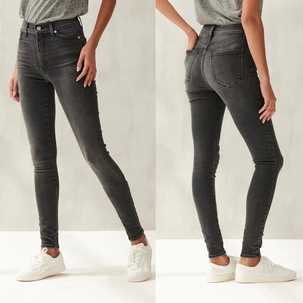 J Brand J Brand Ruby 30 In Crystal Black Skinny Jeans Size 28 Size 28" / US 6 / IT 42 - 1 Thumbnail