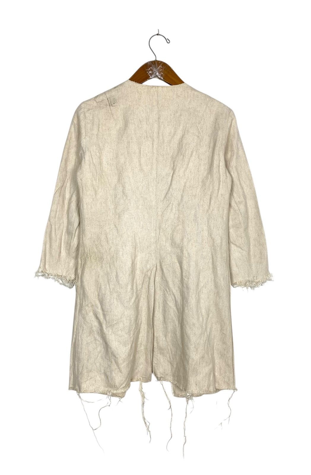 Nude: Masahiko Maruyama Nude: Masahiko Maruyama Ecru Distressed Punk Style Japan Size S / US 4 / IT 40 - 5 Thumbnail