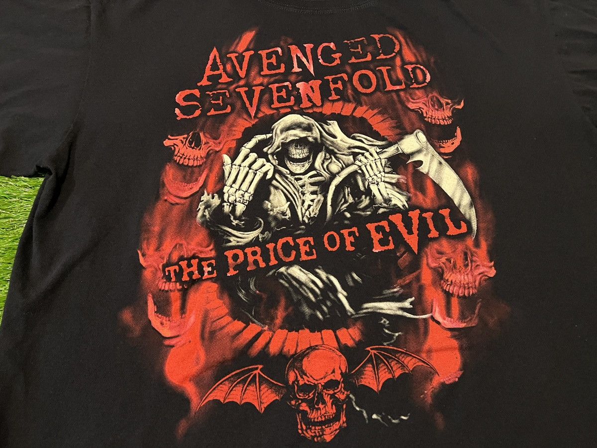 Anvil × Band Tees × Vintage VTG 2011 AVENGED SEVENFOLD WELCOME TO THE FAMILY TOUR DATE Size US XL / EU 56 / 4 - 2 Thumbnail