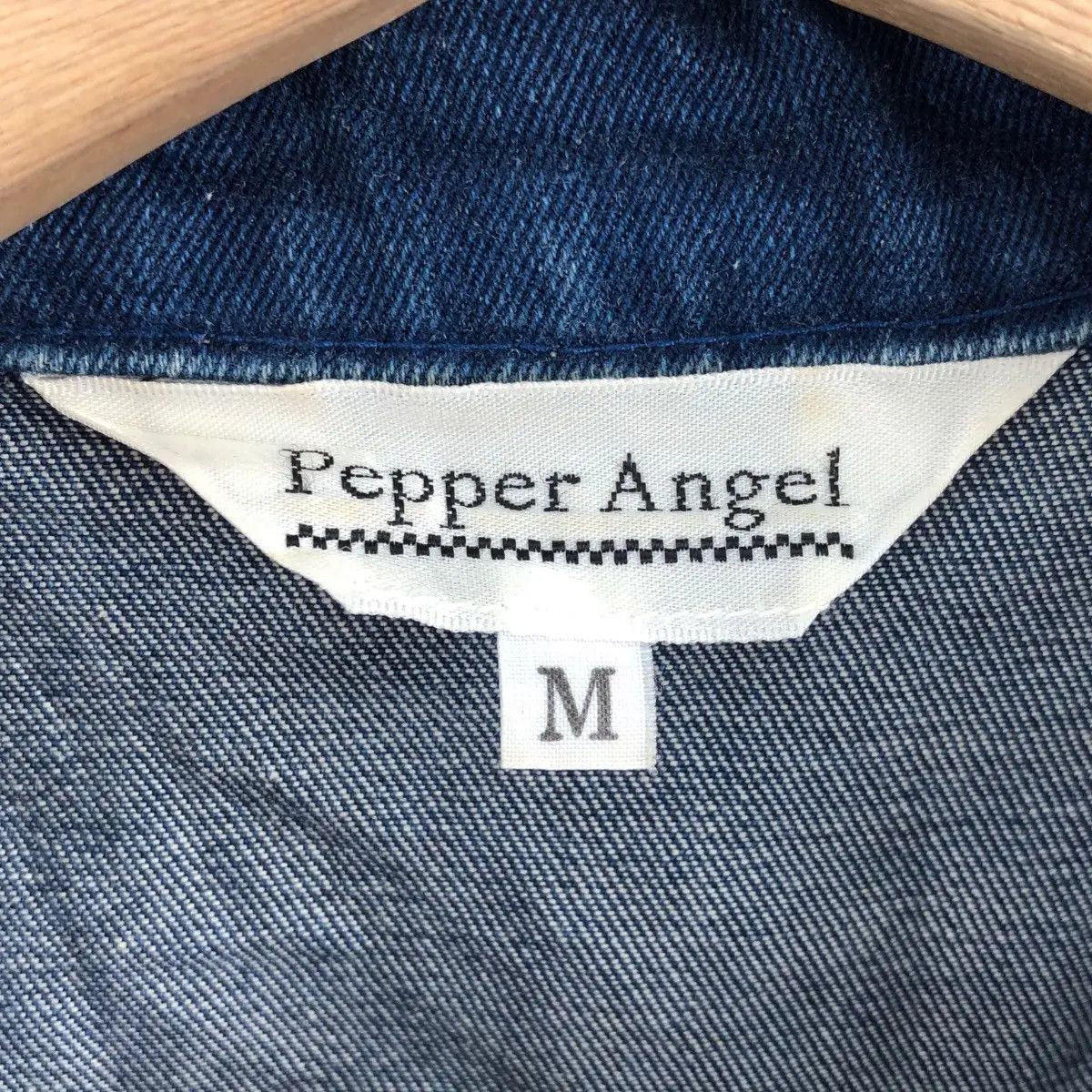 Vintage Vtg PEPPER ANGEL JAPAN Pure Indigo Chore Denim Jacket Jeans Size US M / EU 48-50 / 2 - 6 Thumbnail