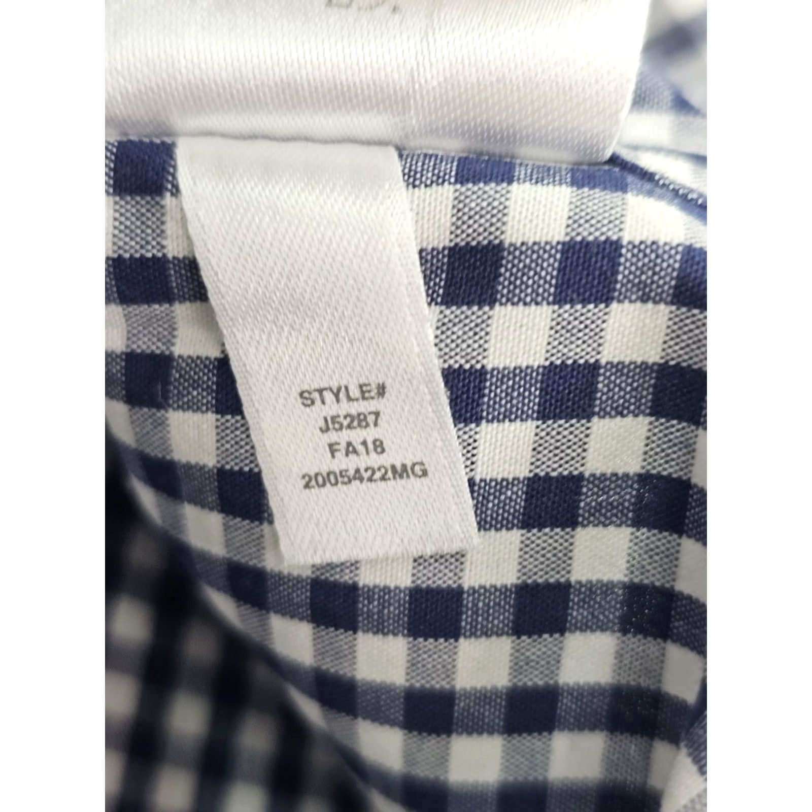 J.Crew J.CREW Mercantile Flex Gingham Check Shirts – Men’s XL – Green & Blue – Lot of 2 Shirt (Button-Up) Size US XL / EU 56 / 4 - 7 Thumbnail