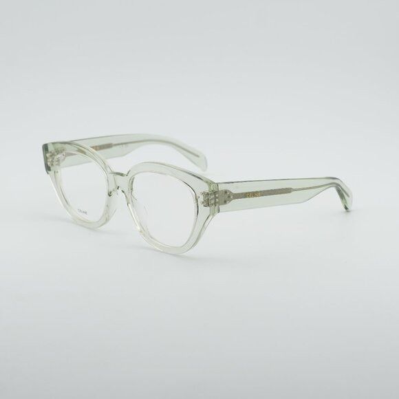Celine Celine CL50132I 093 Eyeglasses Shiny Light Green 51mm Size ONE SIZE - 1 Thumbnail