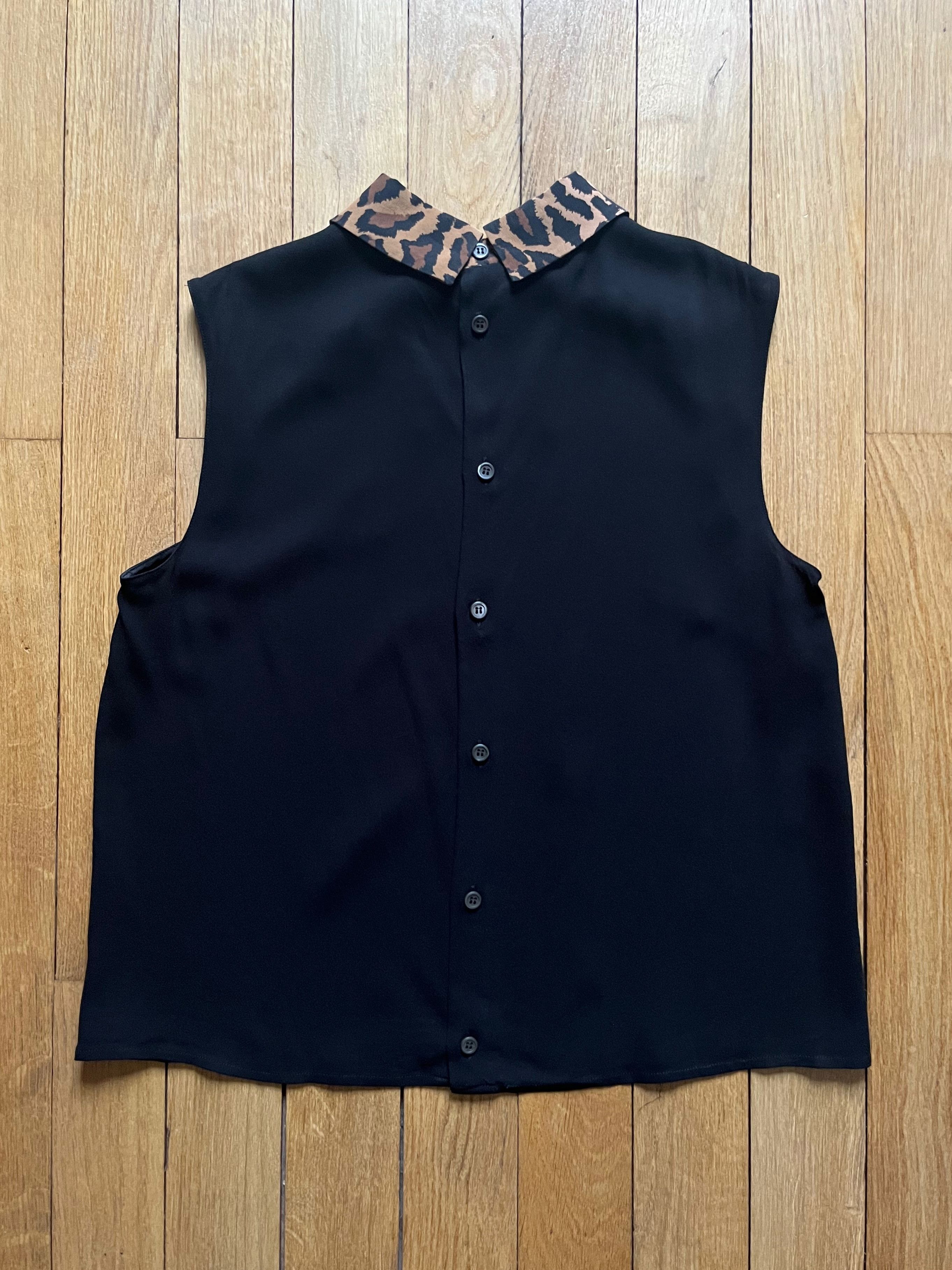 Miu Miu Miu Miu black sleeveless blouse Size S / US 4 / IT 40 - 2 Thumbnail