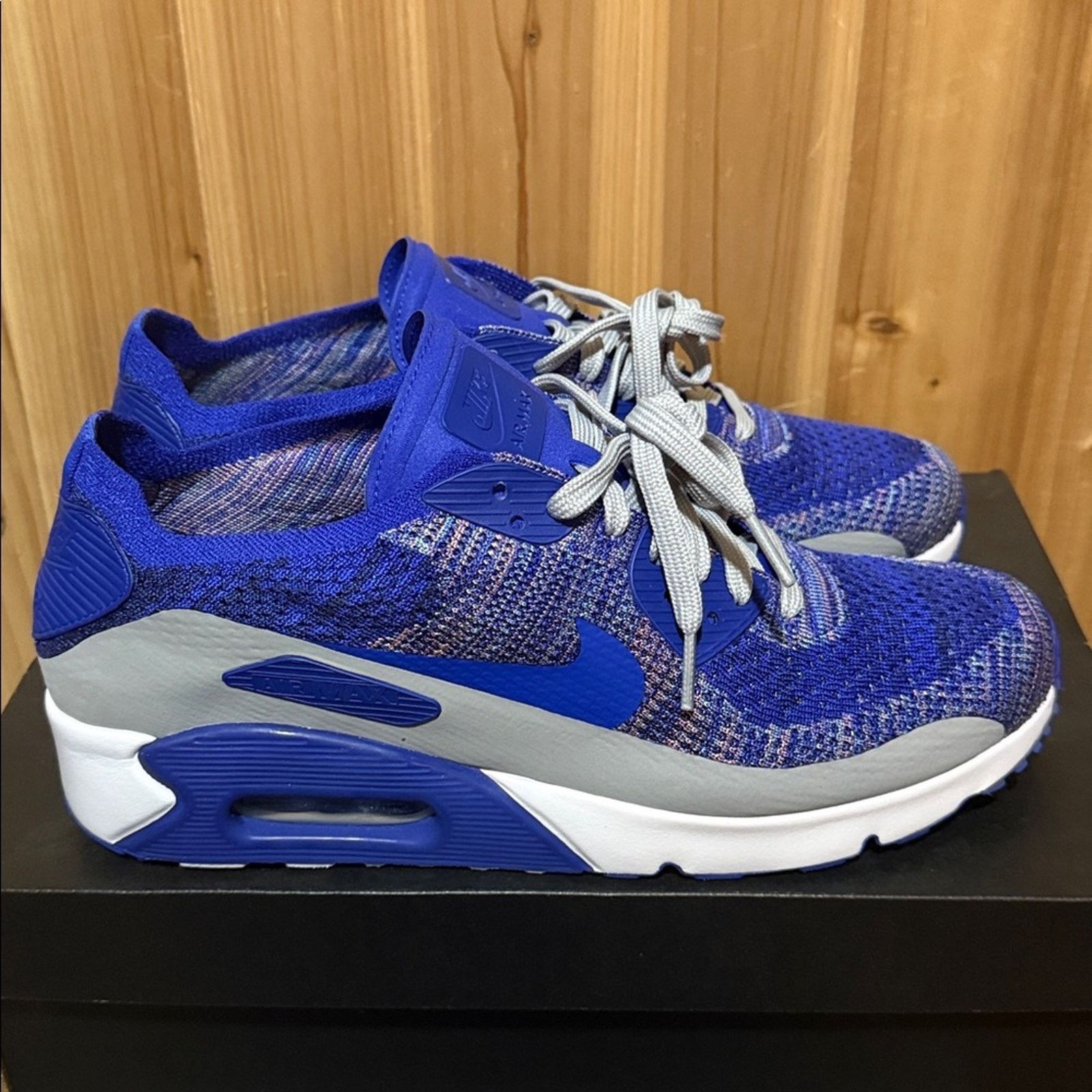 Nike 2017 Nike ID Air Max 90 Flyknit Size US 11 / EU 44 - 4 Thumbnail
