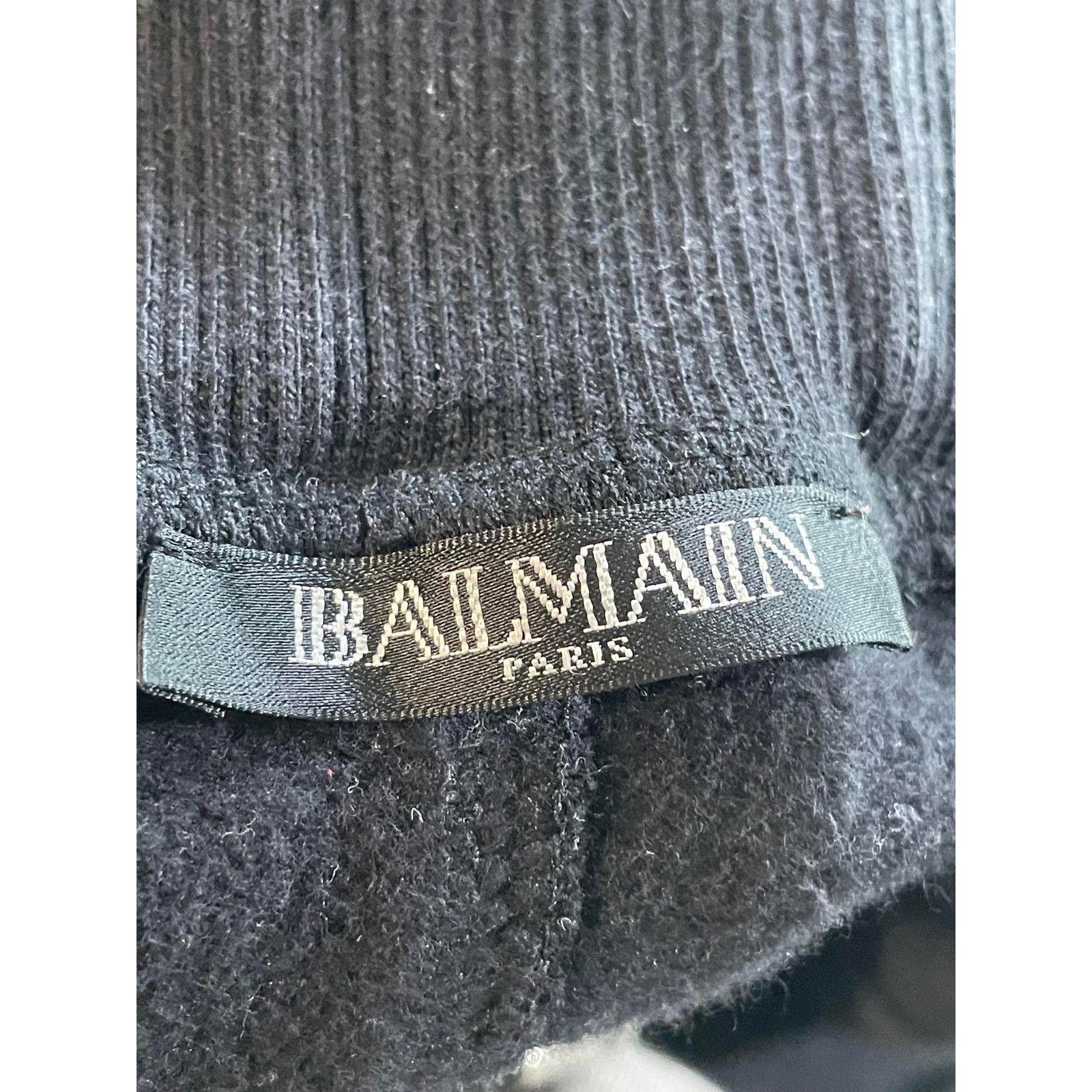 Balmain Balmain Black Zipper Sweats Size US 36 / EU 52 - 5 Thumbnail