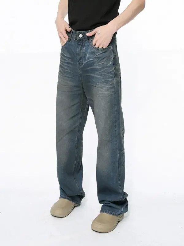 Jean American high street tie-dye wrinkled distressed jeans Size US 32 / EU 48 - 8 Thumbnail