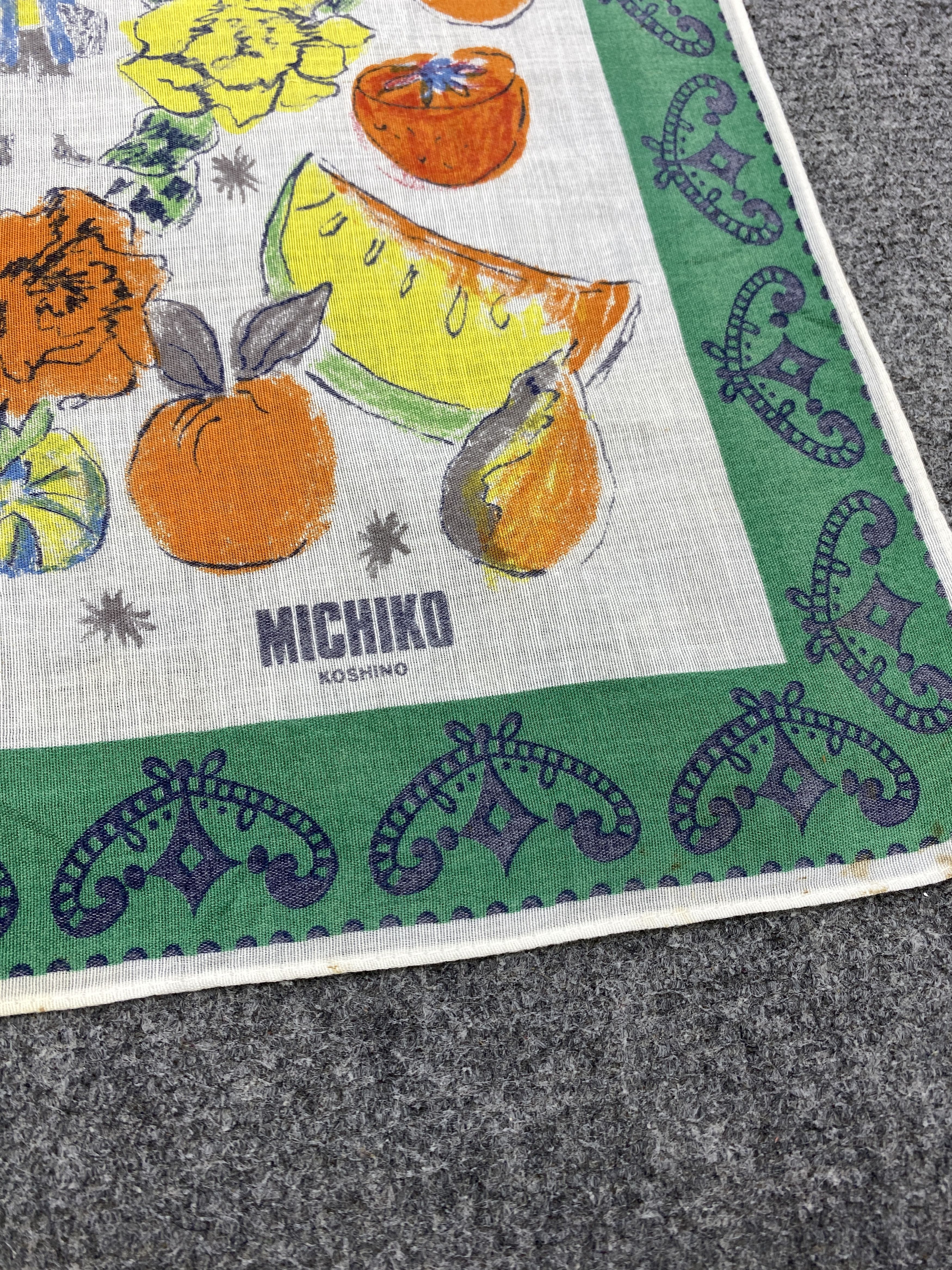Michiko Koshino Vintage Michiko Koshino Handkerchief / Neckerchief HKC1000 Size ONE SIZE - 6 Thumbnail