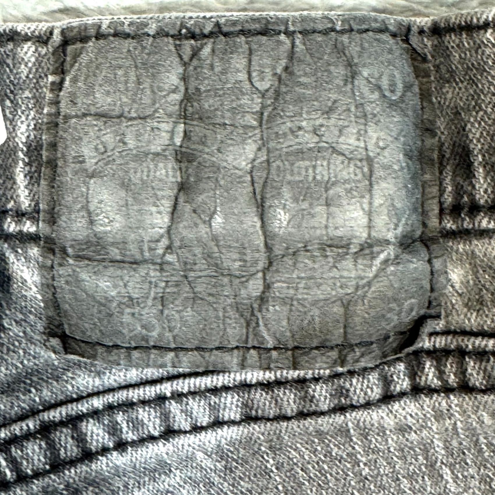 Levi's Levi's 559 Jeans Men's 40X30 Gray Denim Stretch Straight Leg Zip Fly 5-Pockets Size US 40 / EU 56 - 4 Thumbnail