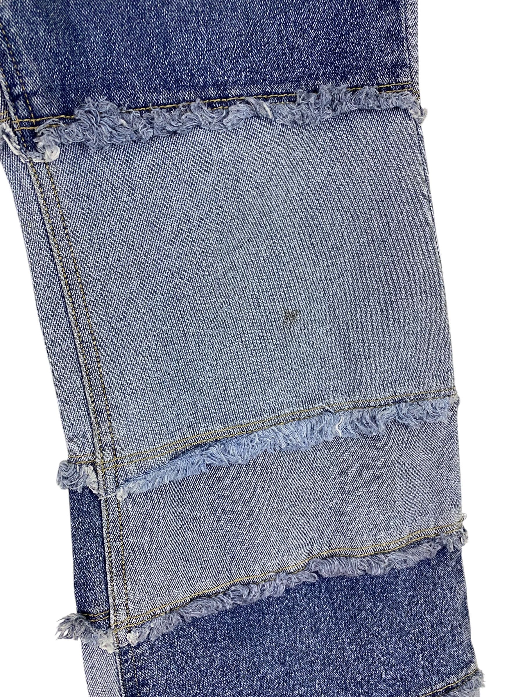 Hysteric Glamour 2000s Lazer patchwork hagi flare denim pant Size US 32 / EU 48 - 6 Thumbnail