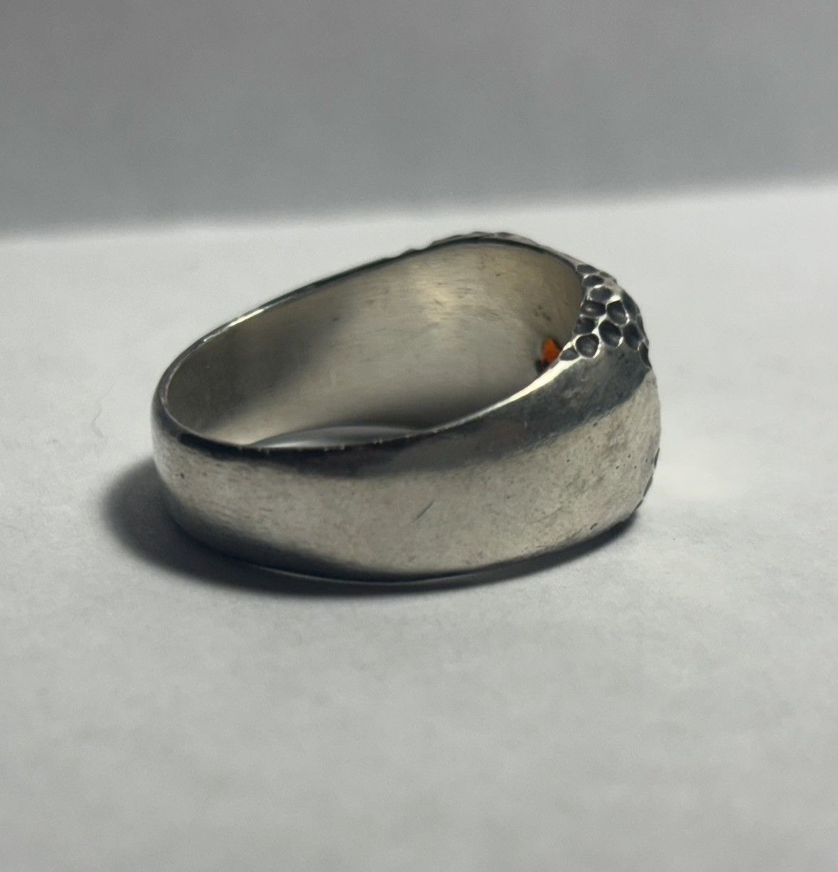 Handmade Size 9.5 Fire Citrine 925 Signet Ring Size ONE SIZE - 12 Thumbnail
