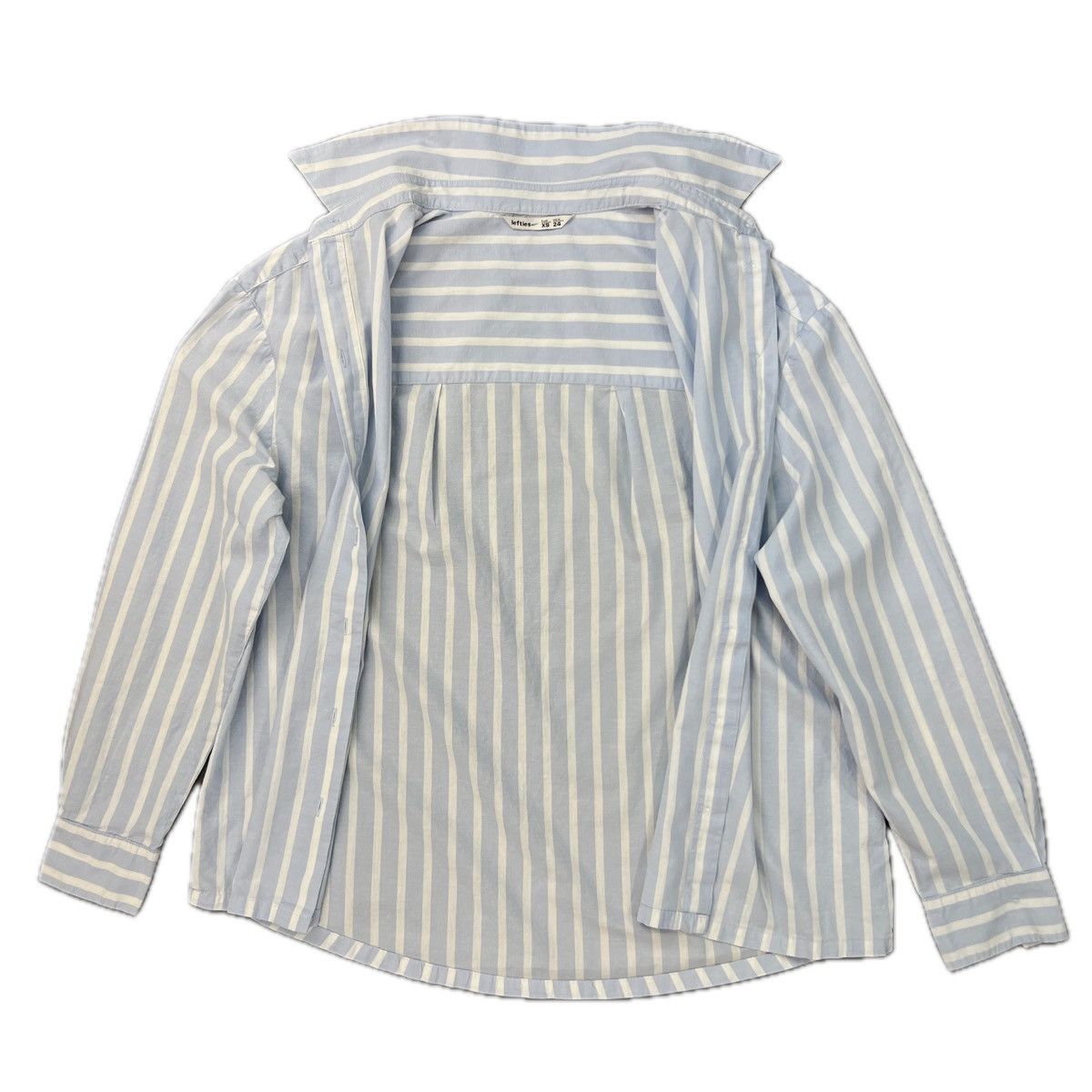 Designer EU Designer Pinstriped Button Up Shirt Size US XS / EU 42 / 0 - 4 Thumbnail