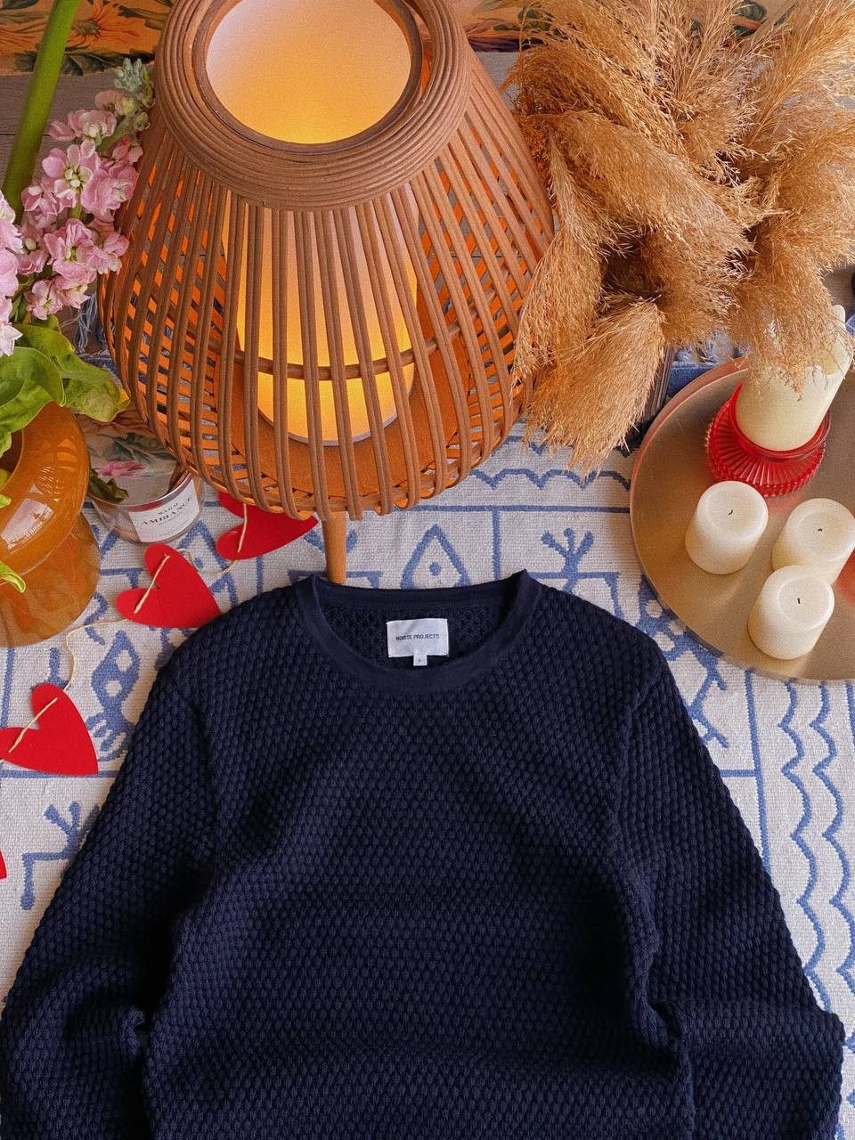 Norse Projects Norse Projects Skagen Bubbles Sweater Navy Size US S / EU 44-46 / 1 - 3 Thumbnail