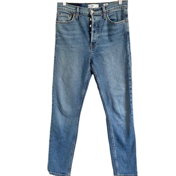 Levi's × RE/DONE RE/DONE Levi's High Rise Ankle Crop Jeans - USA 🇺🇸 Size 28" / US 6 / IT 42 - 3 Thumbnail