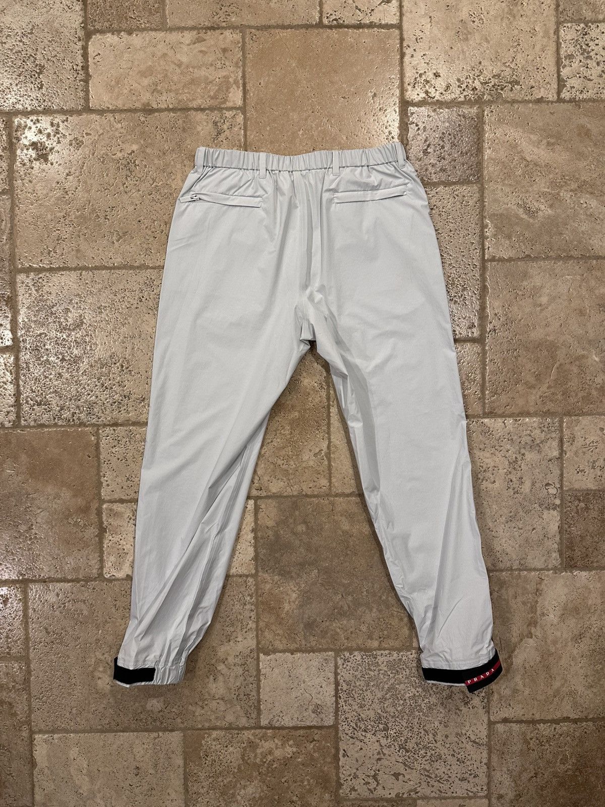 Prada Prada Linea Rossa White/Cream Nylon Pants SPG43 2018 Size US 34 / EU 50 - 5 Thumbnail