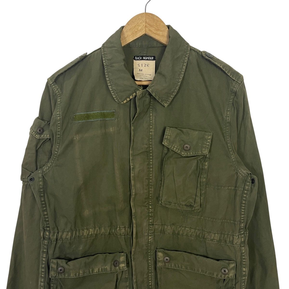 Japanese Brand Vintage Back Number Tactical Military Jacket Size US M / EU 48-50 / 2 - 2 Thumbnail