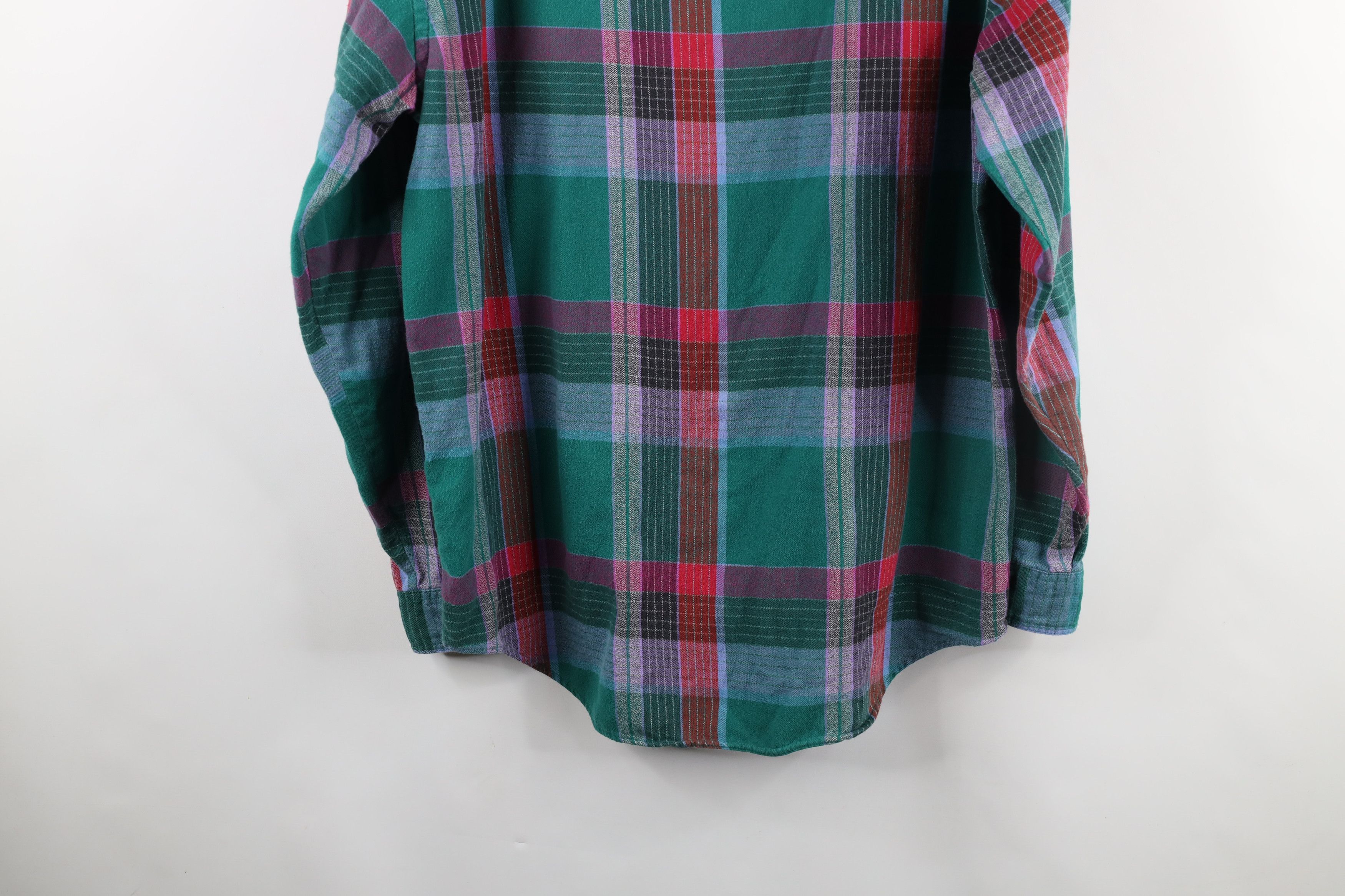 Vintage Vintage 90s Streetwear Rainbow Flannel Button Down Shirt Size US M / EU 48-50 / 2 - 10 Thumbnail
