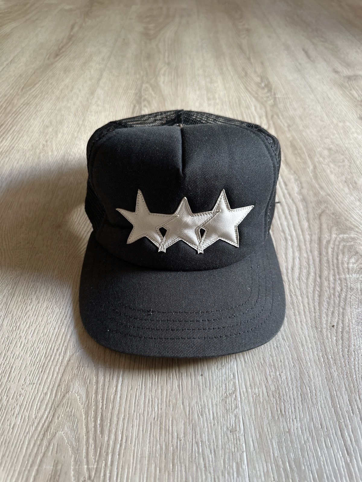 Chrome Hearts × Vintage Chrome Hearts 90's Leather Triple Star Cap