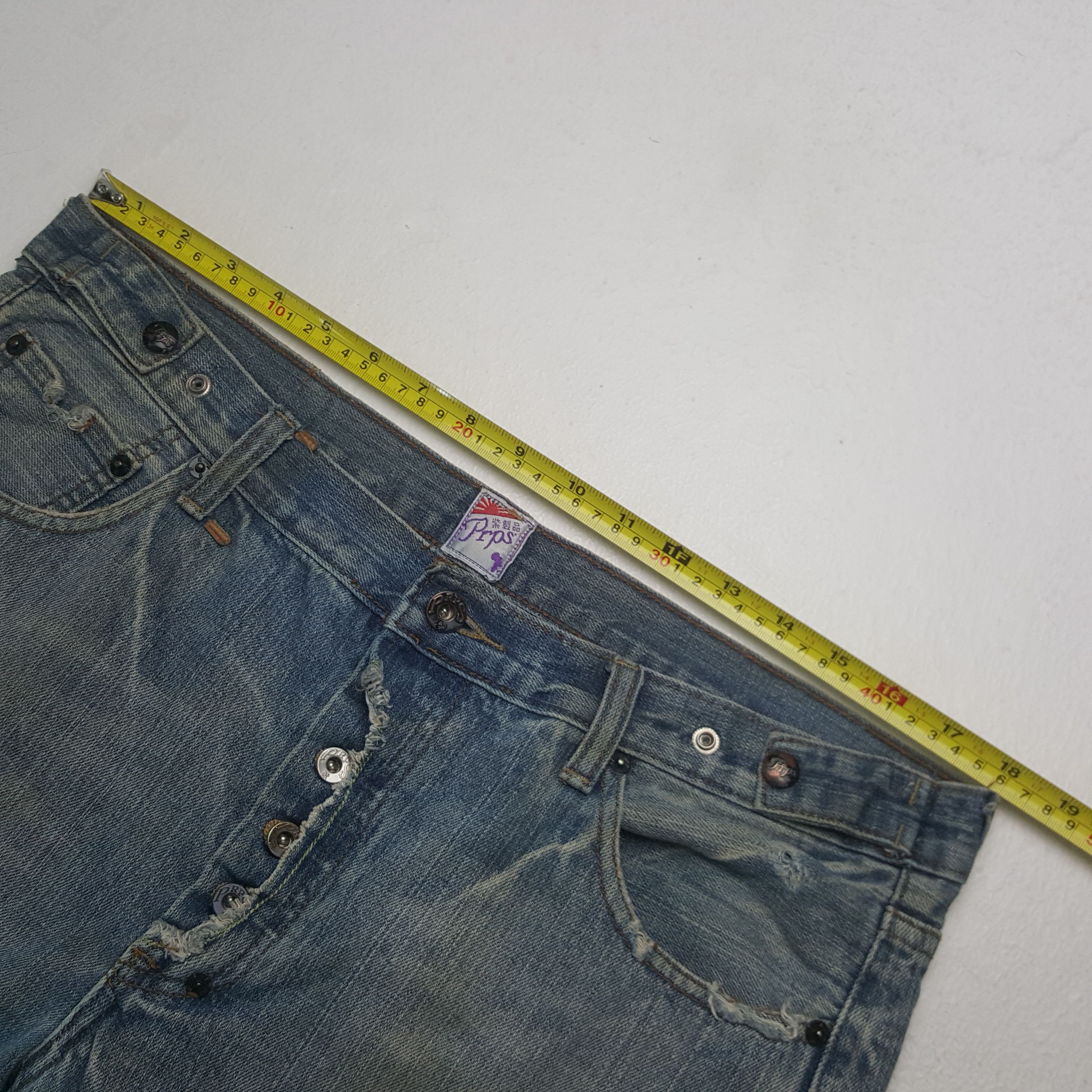 Prps Vintage Prps Japanese Brand Distressed Denim Jeans RR11 Size US 36 / EU 52 - 9 Thumbnail