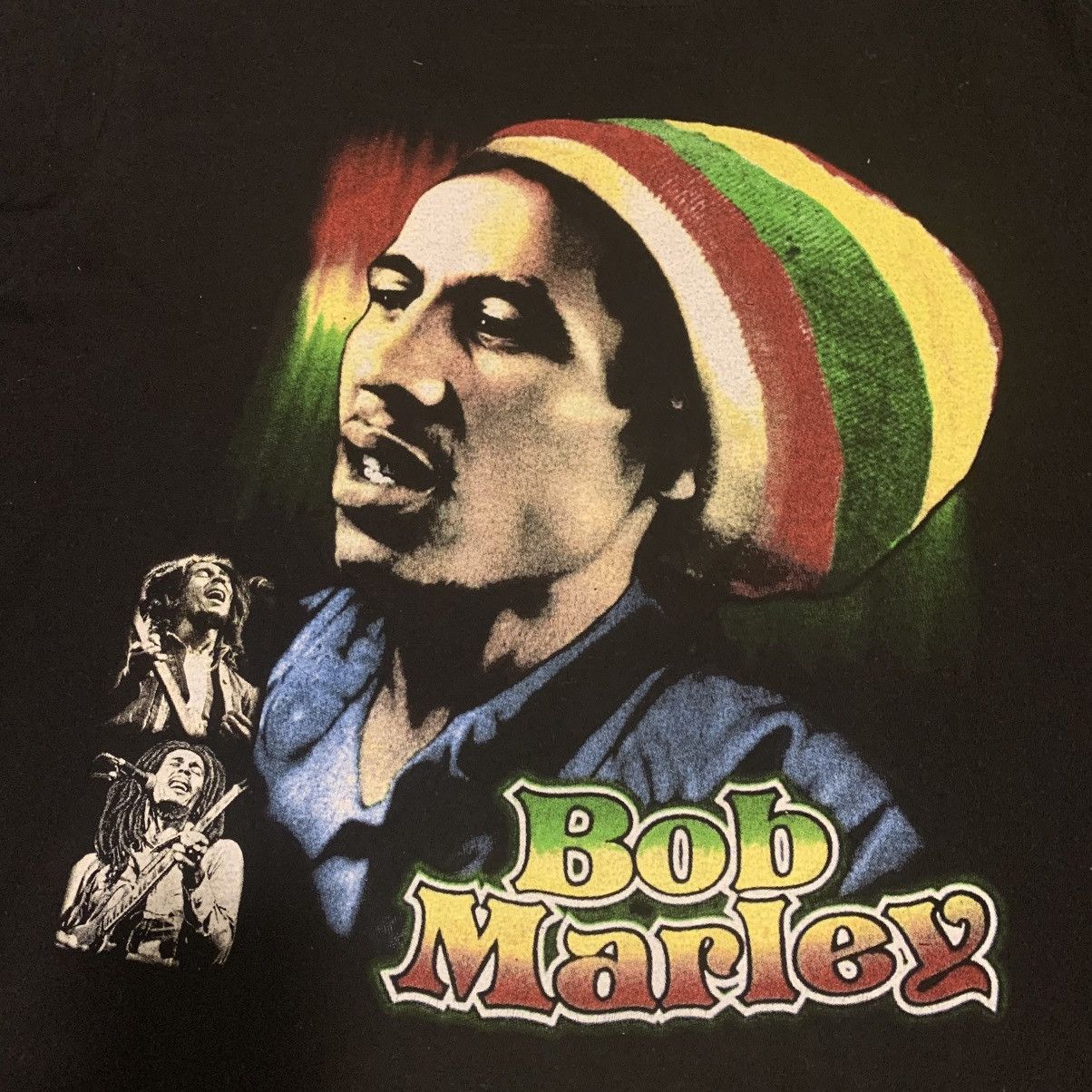 Rap Tees VINTAGE 2000s BOB MARLEY TEE Size US L / EU 52-54 / 3 - 3 Thumbnail
