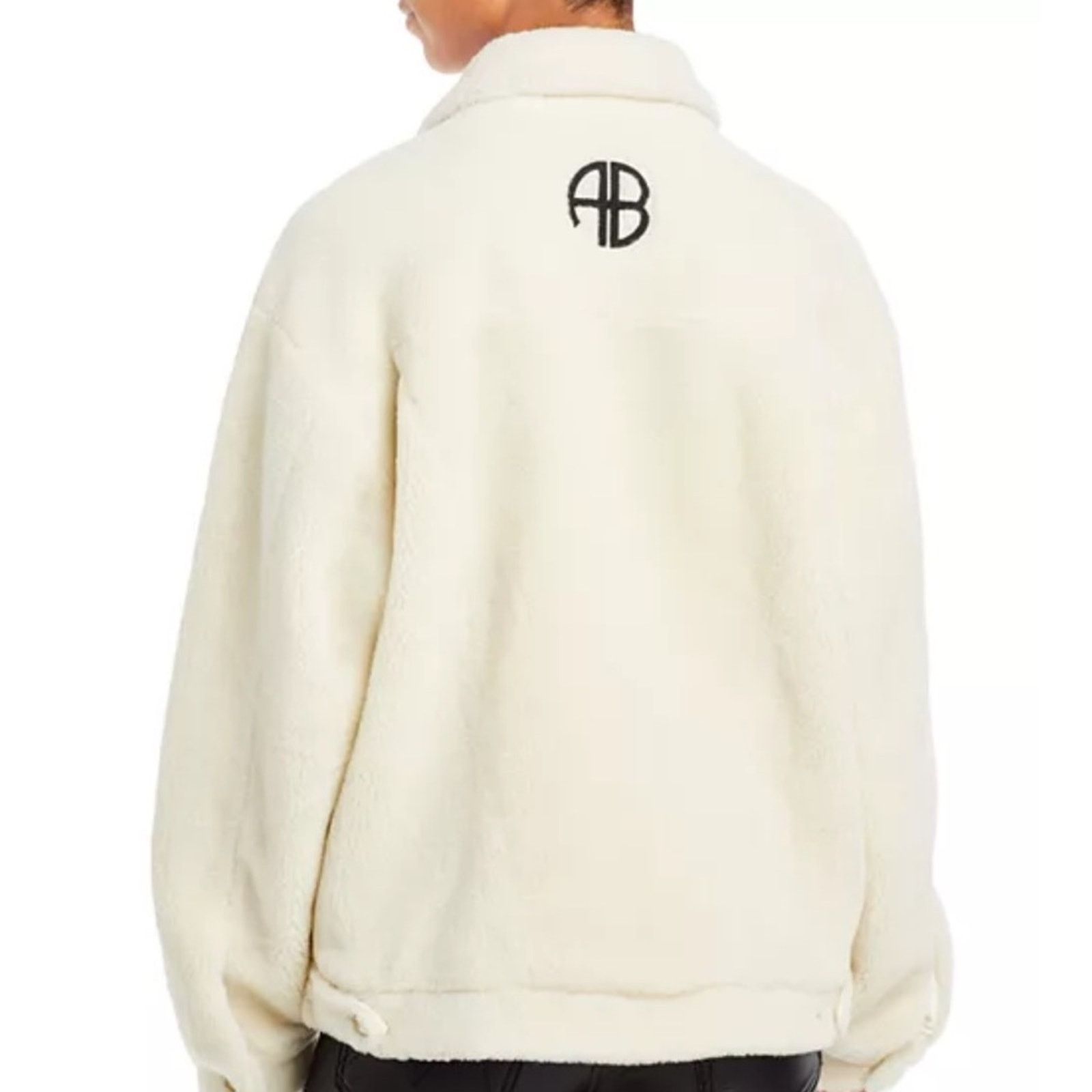 Anine Bing Anine Bing Rory Faux Fur Sherpa Jacket - Size Medium - Ivory Size M / US 6-8 / IT 42-44 - 3 Thumbnail