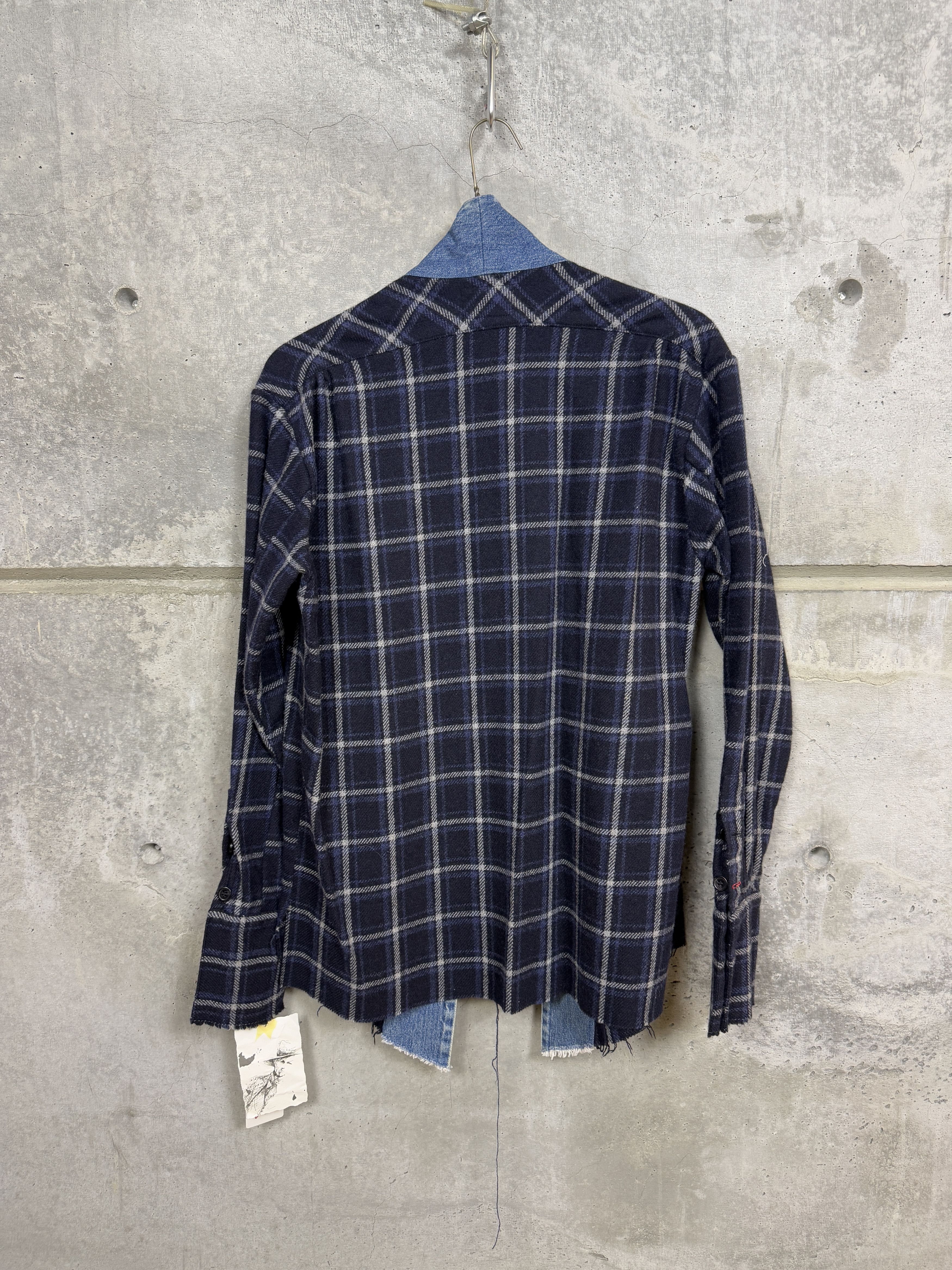 Greg Lauren Greg Lauren Navy Check GL 1 Kimono Size US L / EU 52-54 / 3 - 6 Thumbnail