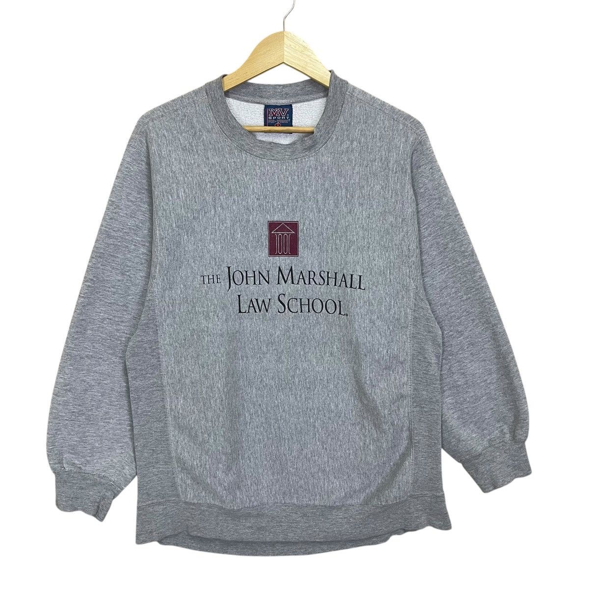 Vintage Vintage 90s The John Marshall Law School Big Logo Sweatshirt Size US L / EU 52-54 / 3 - 1 Thumbnail