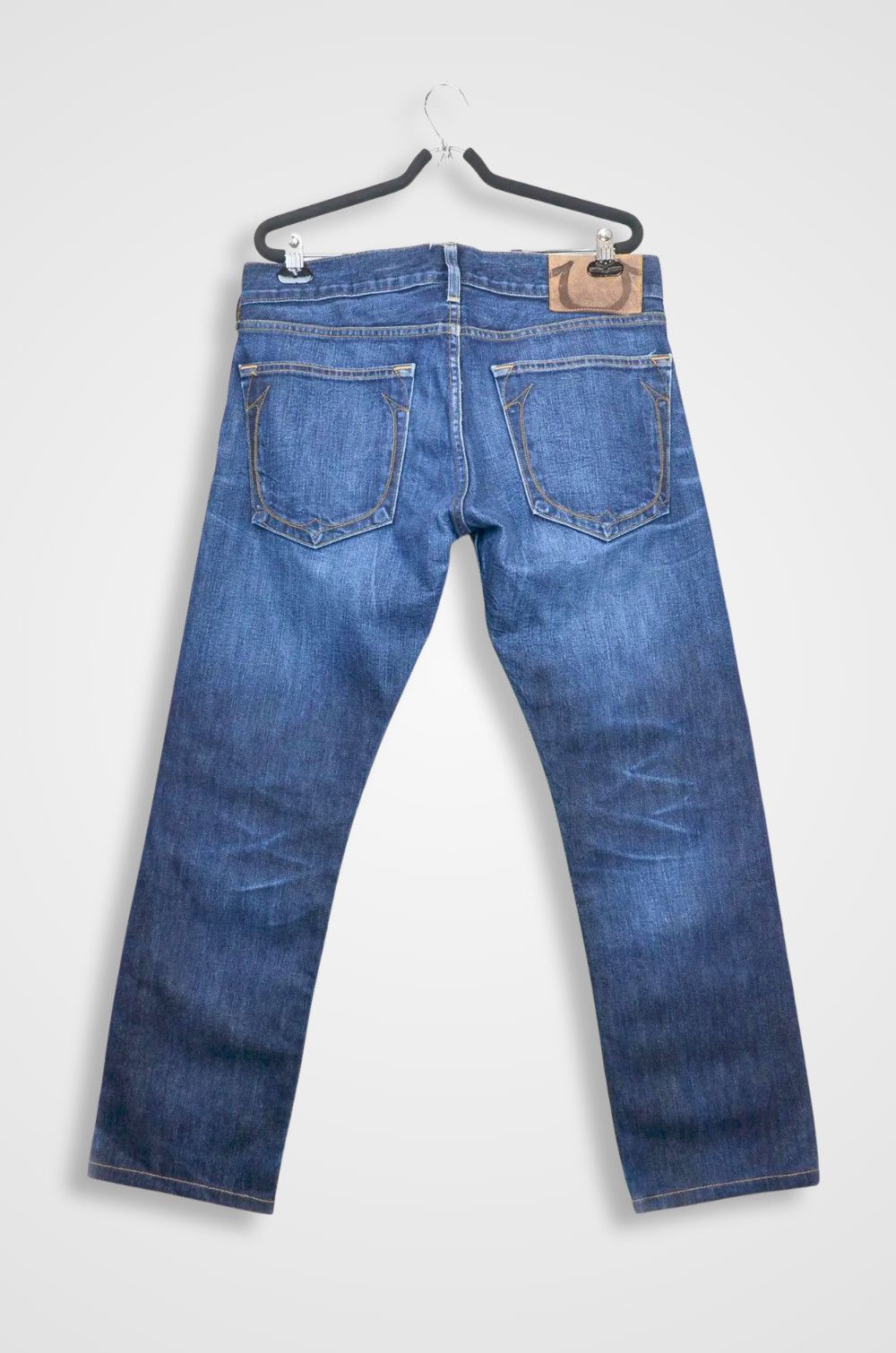 True Religion True Religion Rocco Made in USA Blue Denim Jeans - Size 33 Size US 33 - 1 Thumbnail