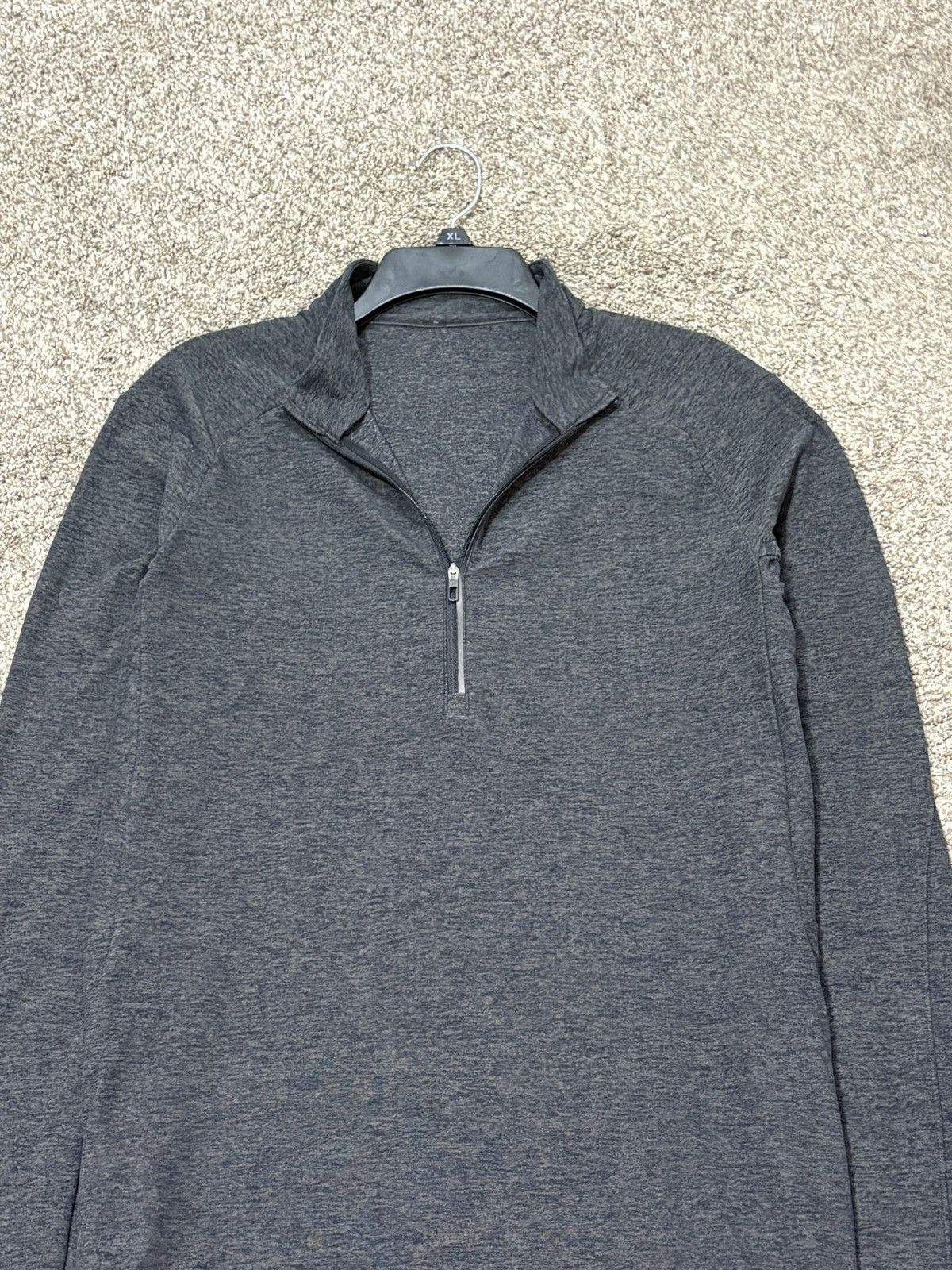 Lululemon Lululemon 1/2 Zip Pullover Men's L Gray Running Long Sleeve Size US L / EU 52-54 / 3 - 2 Thumbnail