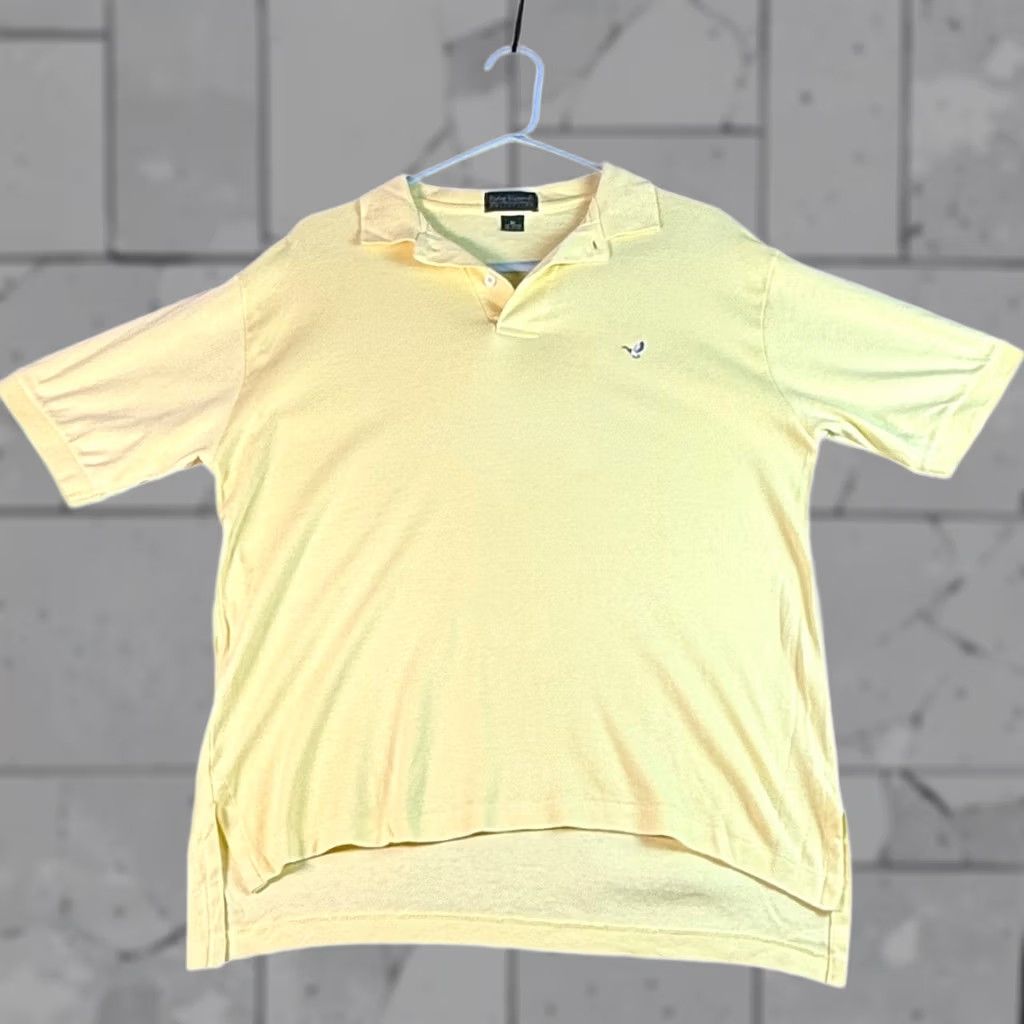 Vintage VTG Flying Scotsman Polo Shirt Duck Logo Short Sleeve Casual Yellow Mens M Size US M / EU 48-50 / 2 - 1 Thumbnail
