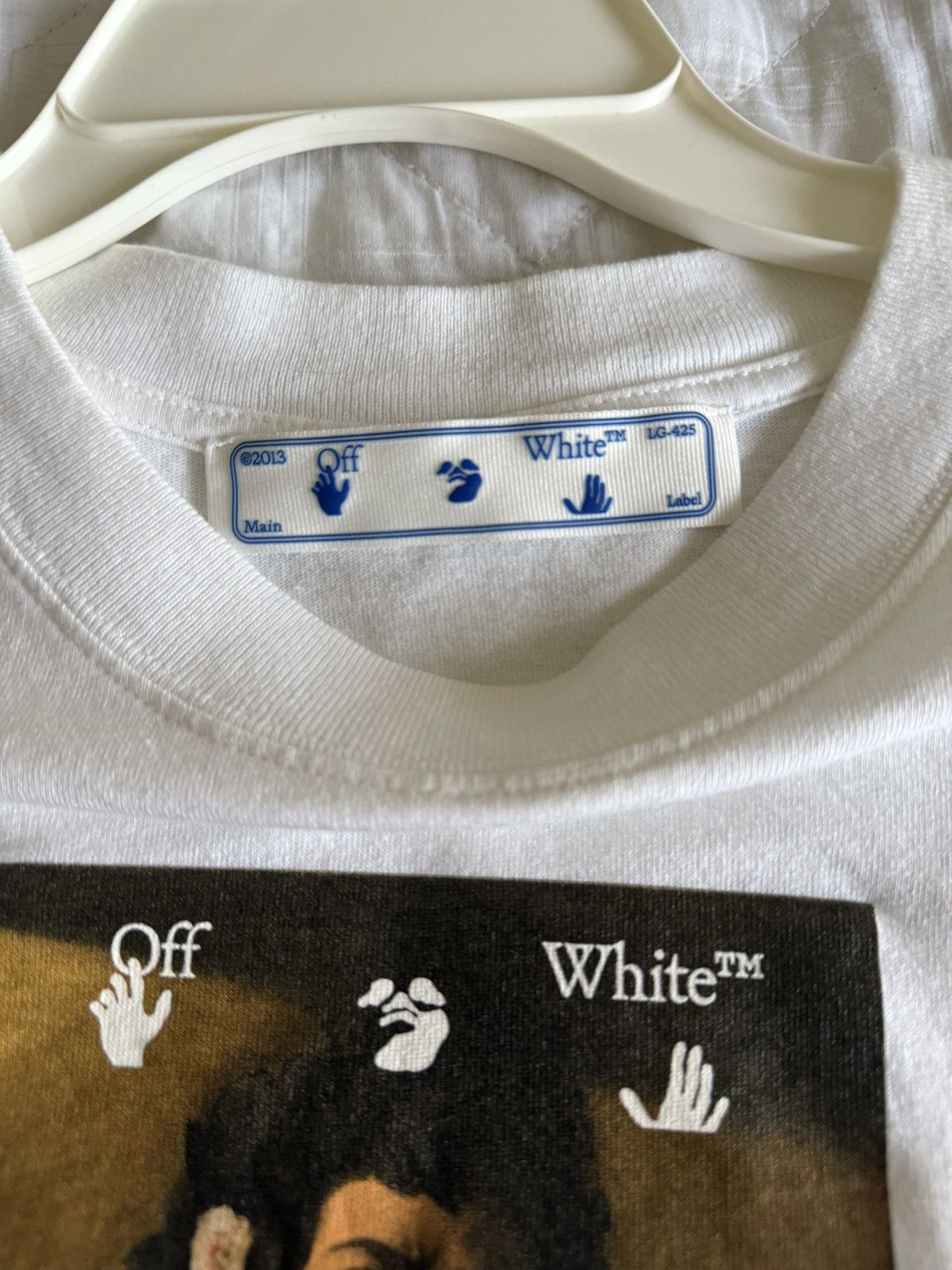 Off-White Off white Caravaggio Boy T shirt Size US S / EU 44-46 / 1 - 2 Thumbnail