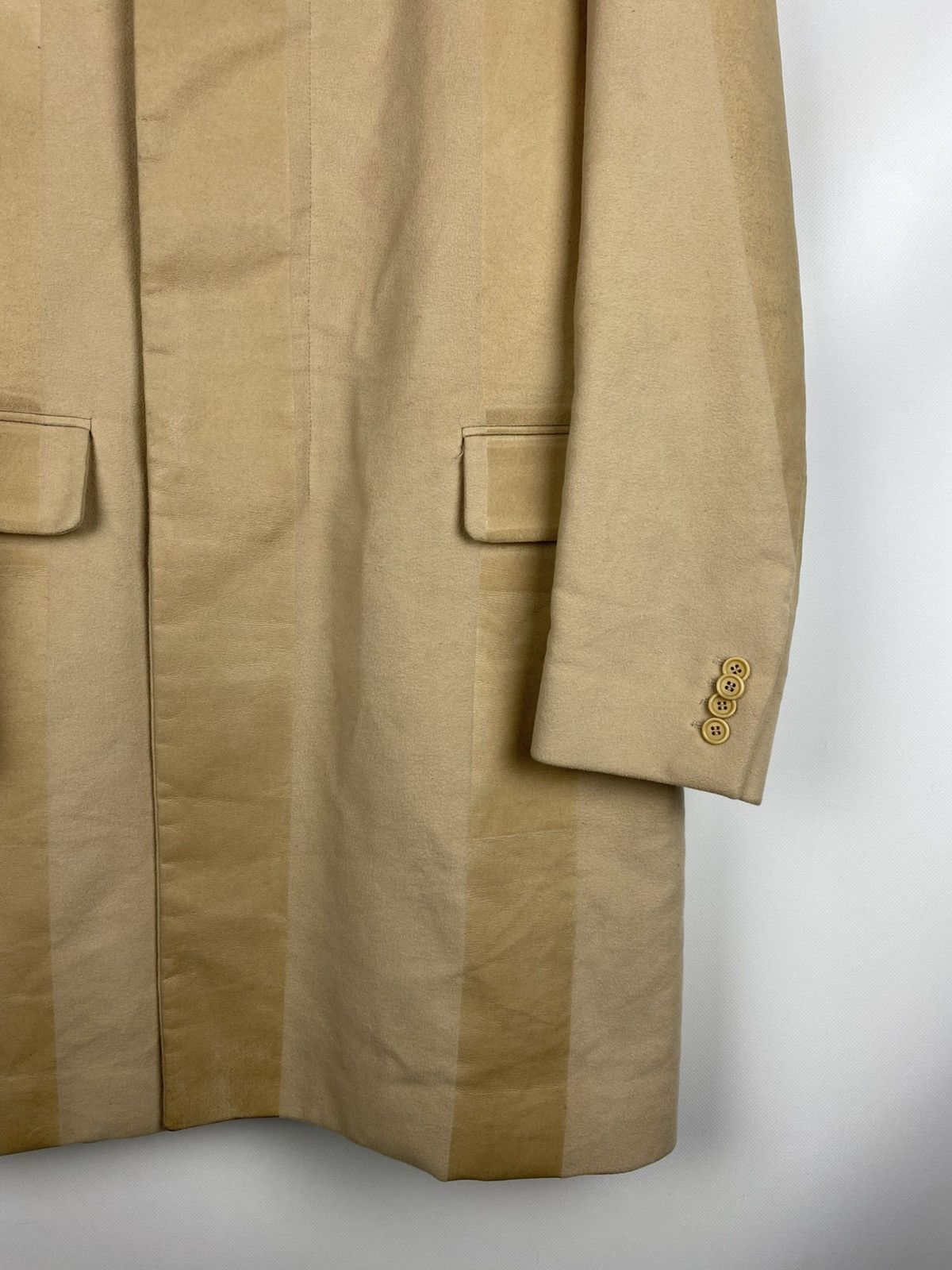 Helmut Lang Helmut Lang Vintage Men’s Wool / Coated Coat Jacket Size US M / EU 48-50 / 2 - 7 Thumbnail