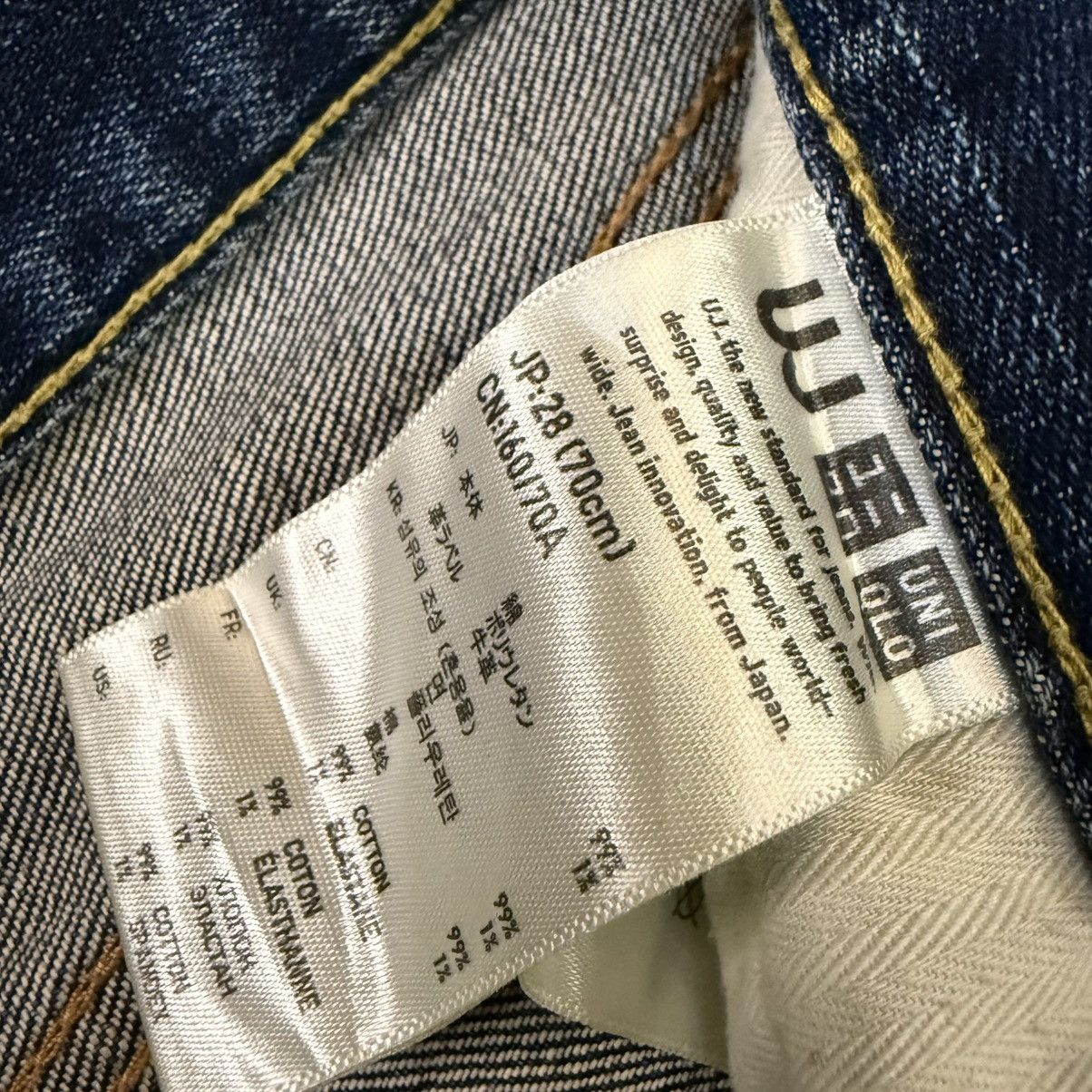 Undercover × Uniqlo 🔥🇯🇵 Vintage 90s S001 Uniqlo UJ Slim Fit Straight Jeans Denim Size US 28 / EU 44 - 14 Thumbnail