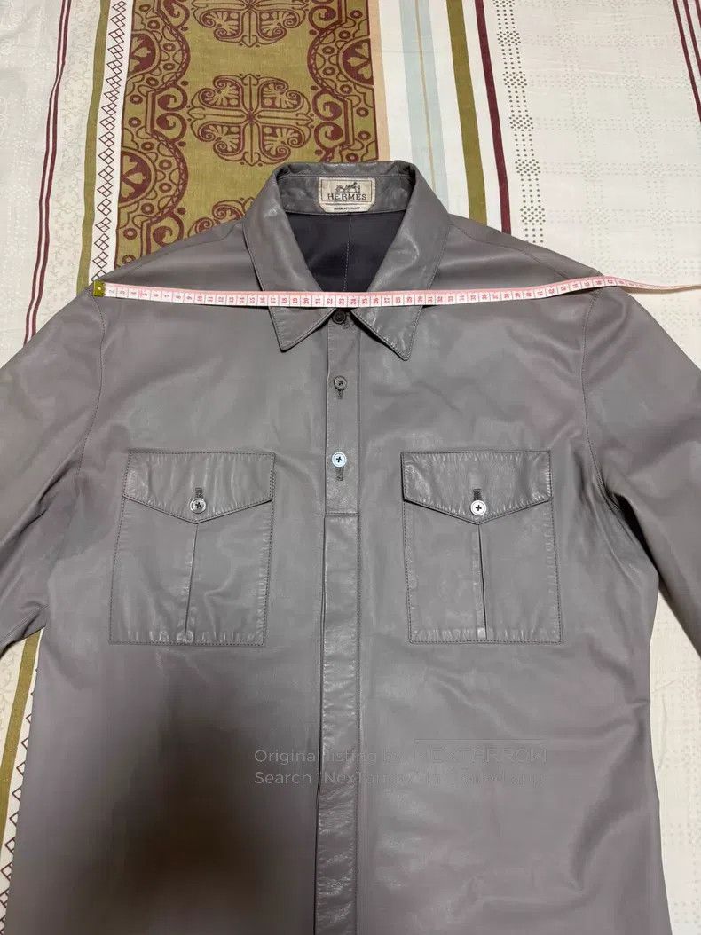 Hermes Hermes Leather Jacket Coat Size US M / EU 48-50 / 2 - 3 Thumbnail