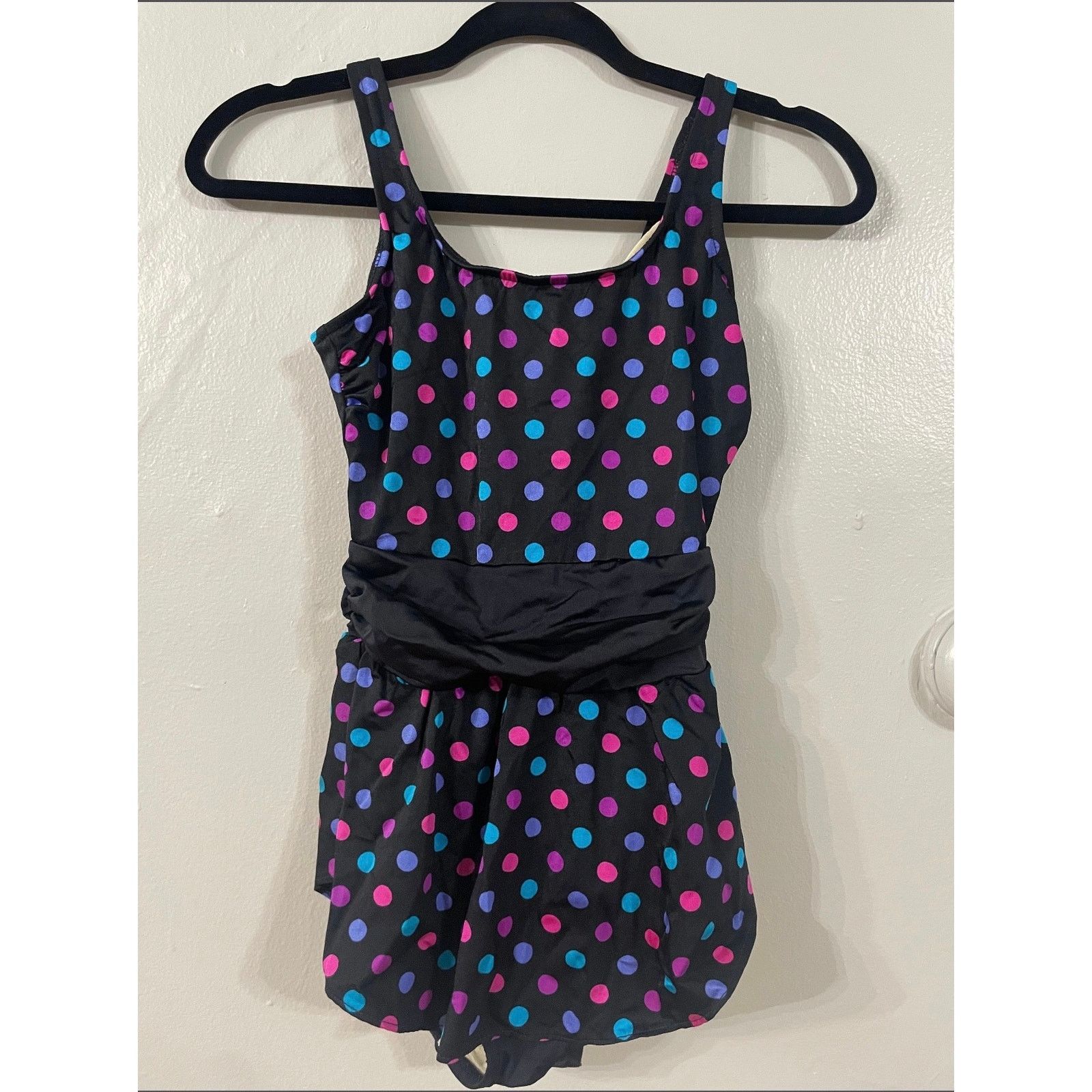 Lands' End Vintage 90’s Lands End Black Pink Polka Dot Swim Suit Small Size S / US 4 / IT 40 - 6 Thumbnail
