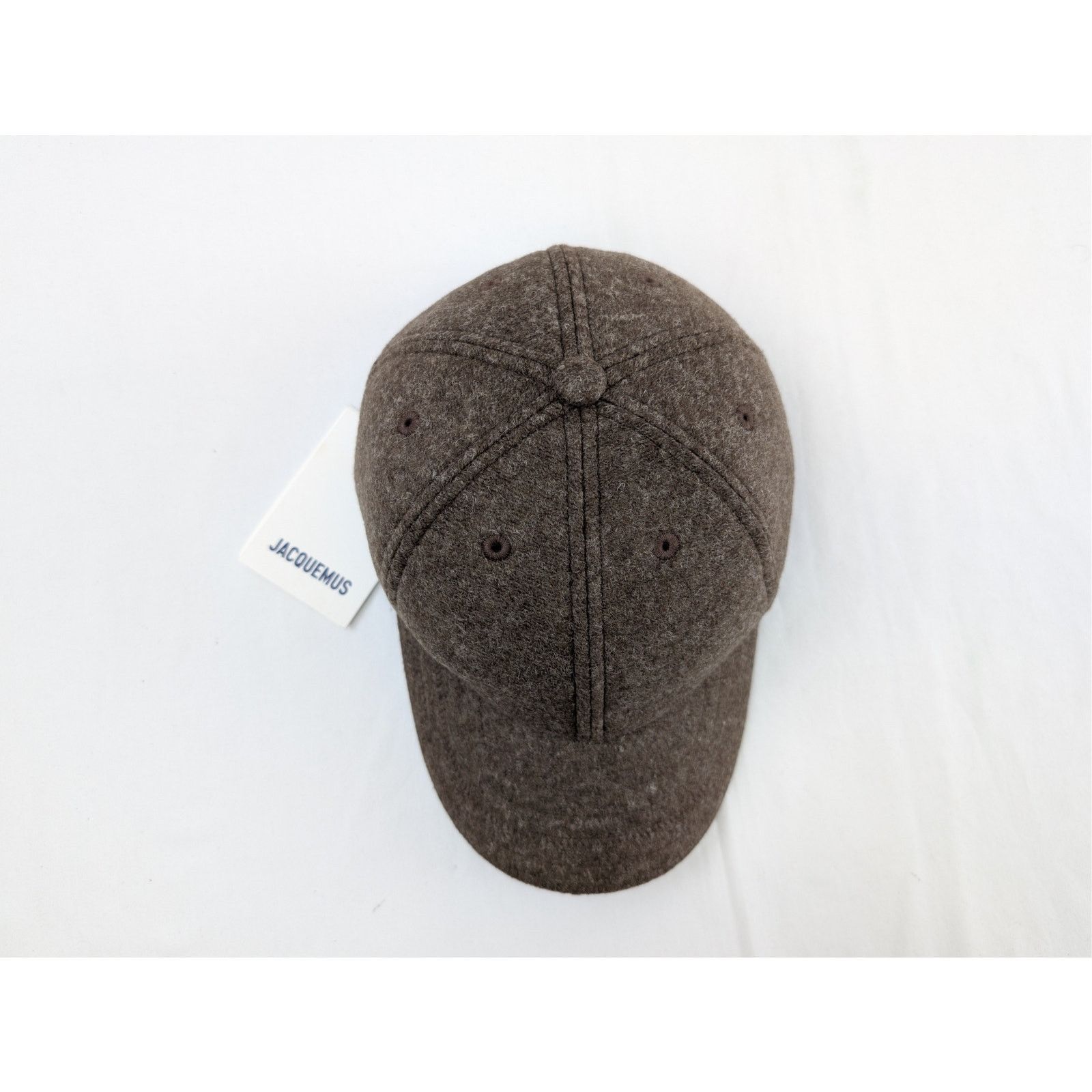 Jacquemus o1rshd1 Size: 56 / LA Casquette Cap / Hat in Dark Brown Size ONE SIZE - 8 Thumbnail