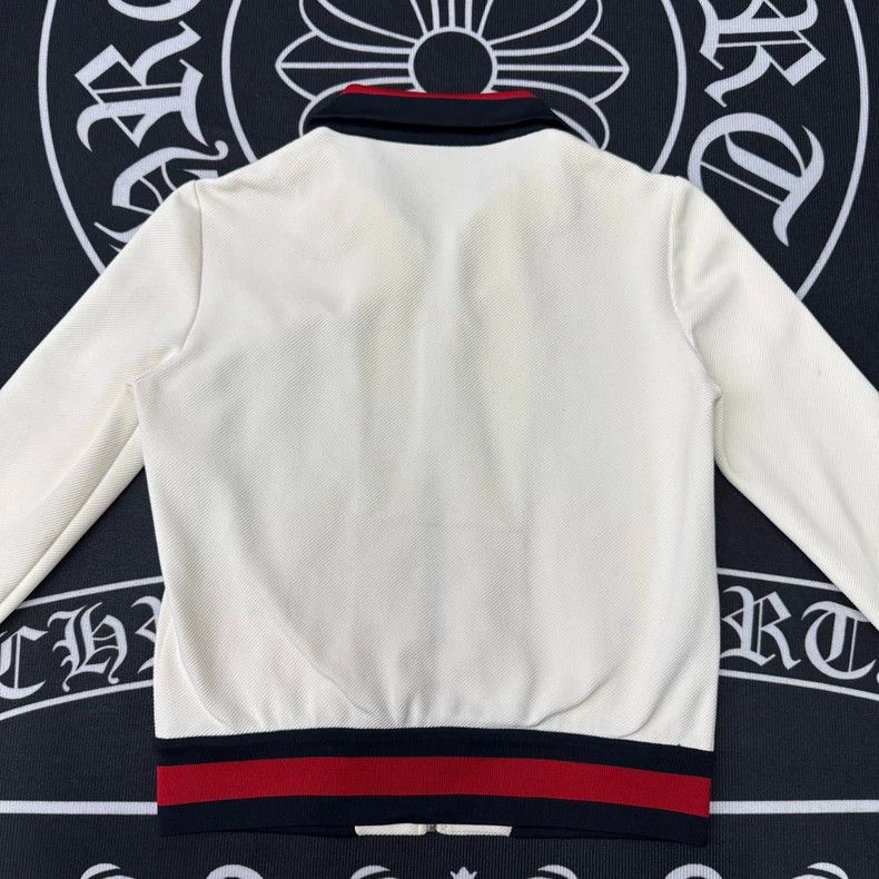 Gucci Gucci Stitched striped white jacket Size US S / EU 44-46 / 1 - 2 Thumbnail